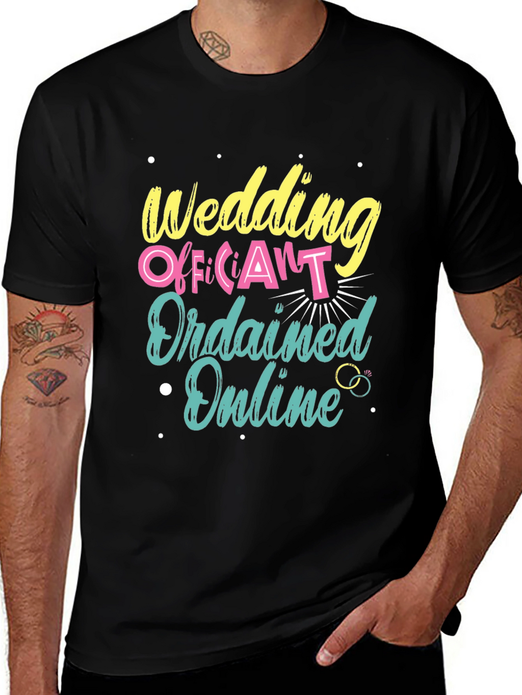 Wedding Officiant Ordained Online T-Shirt