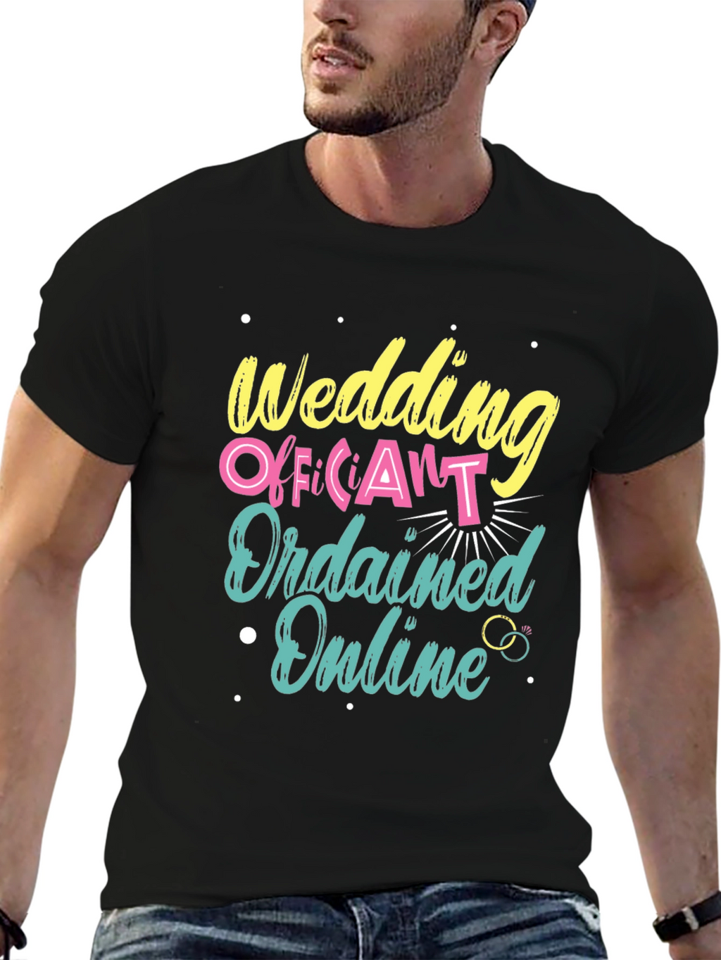 Wedding Officiant Ordained Online T-Shirt