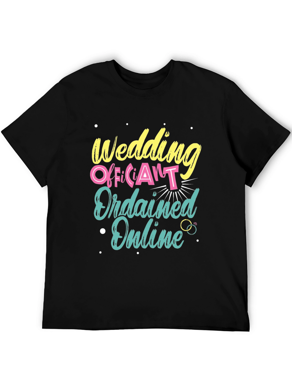 Wedding Officiant Ordained Online T-Shirt