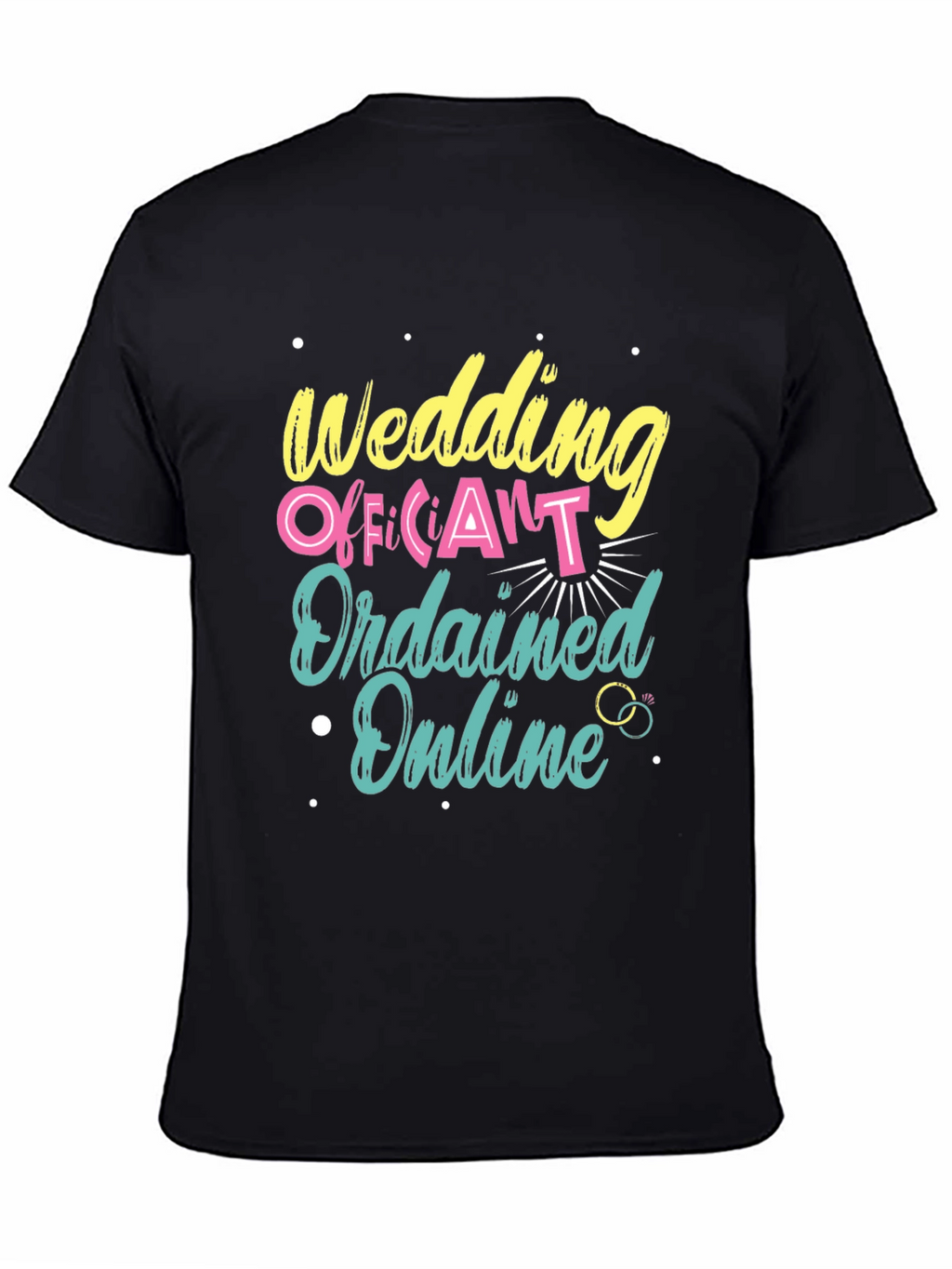 Wedding Officiant Ordained Online T-Shirt