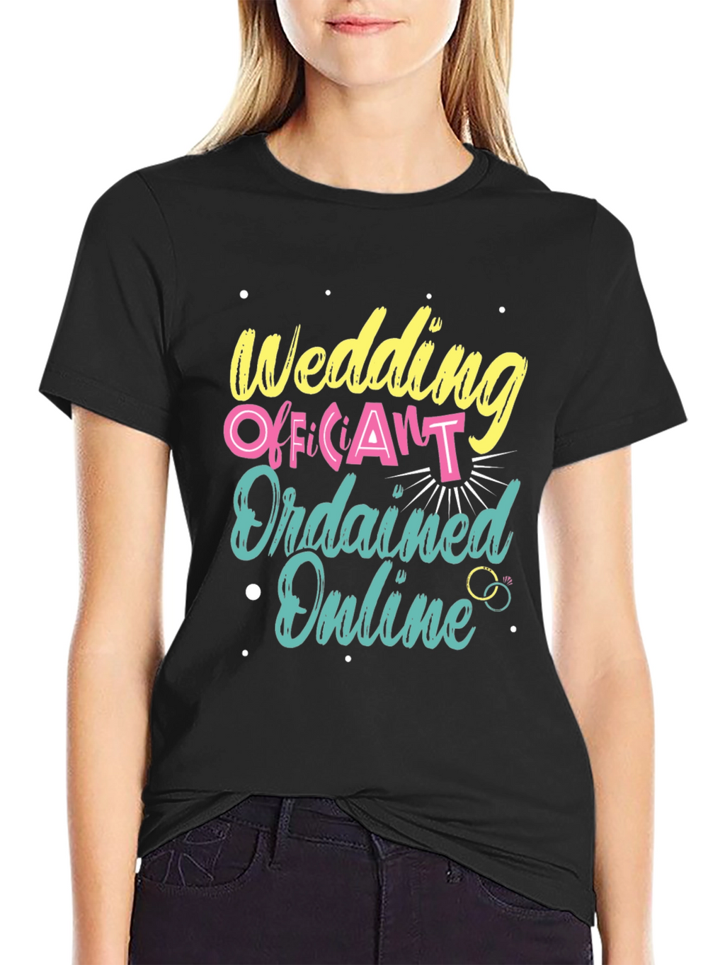 Wedding Officiant Ordained Online T-Shirt
