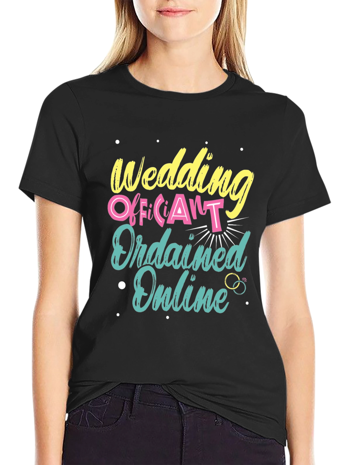 Wedding Officiant Ordained Online T-Shirt