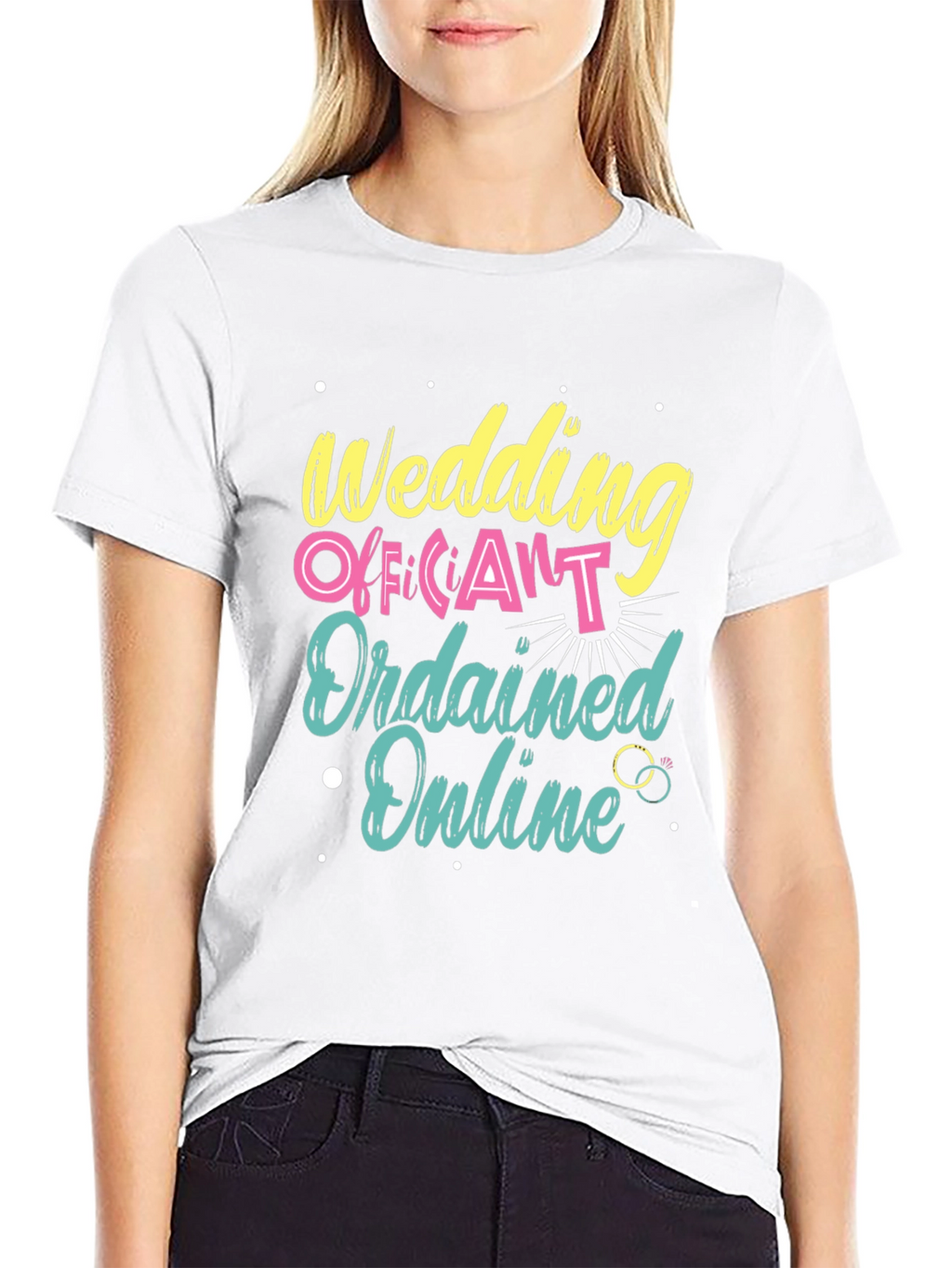Wedding Officiant Ordained Online T-Shirt