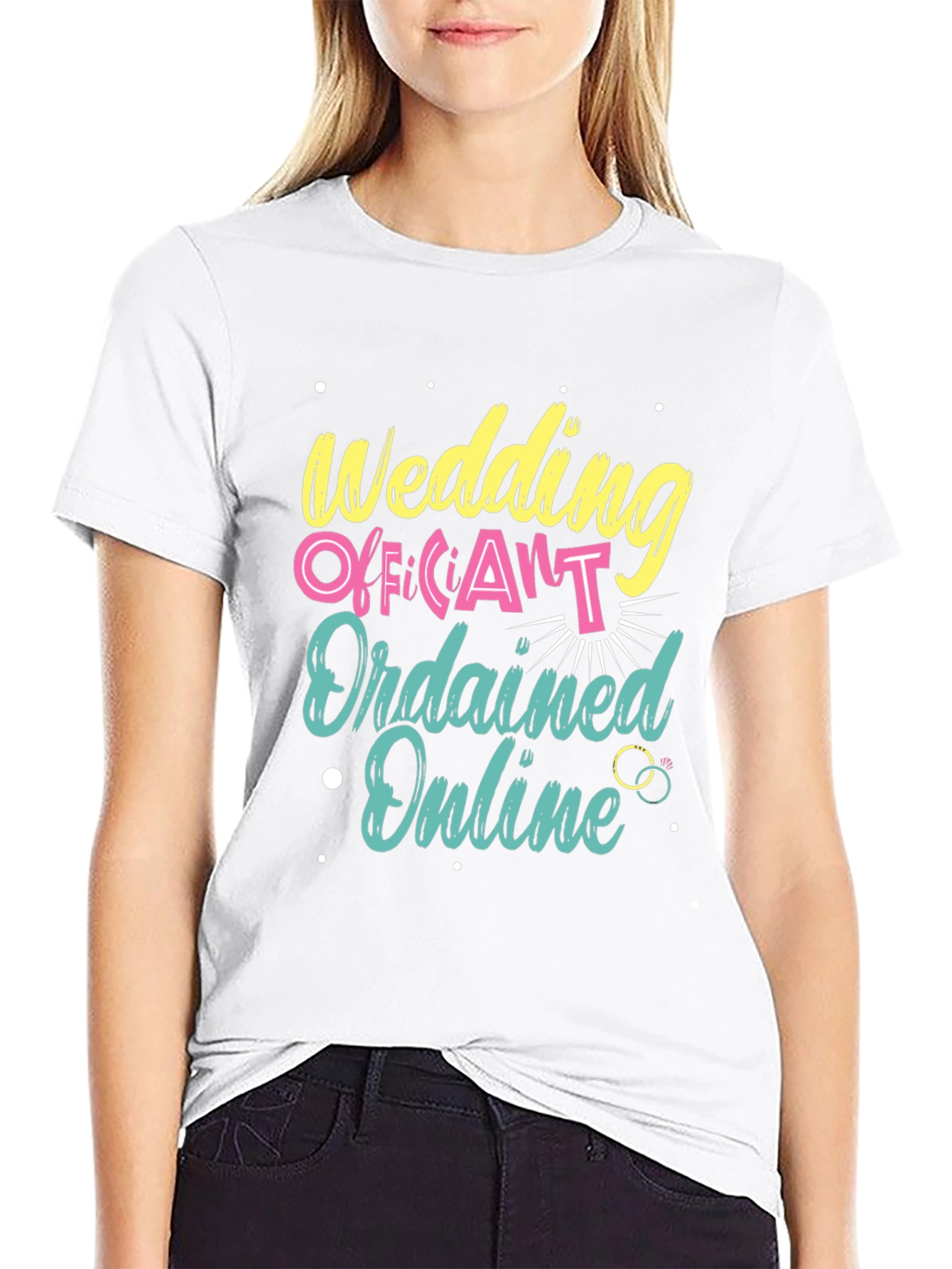 Wedding Officiant Ordained Online T-Shirt