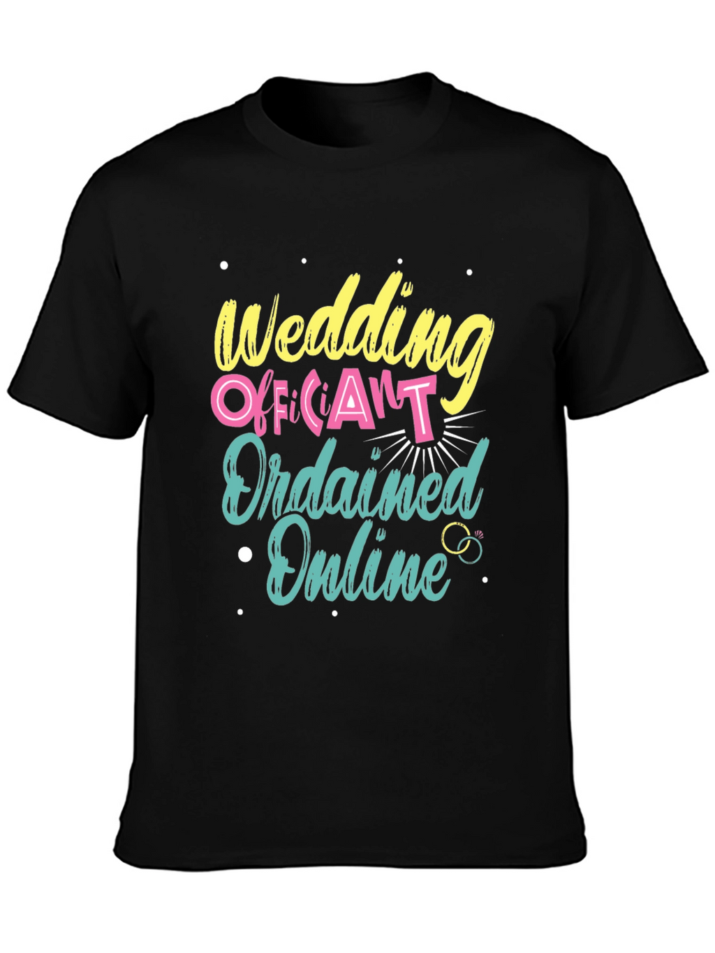 Wedding Officiant Ordained Online T-Shirt