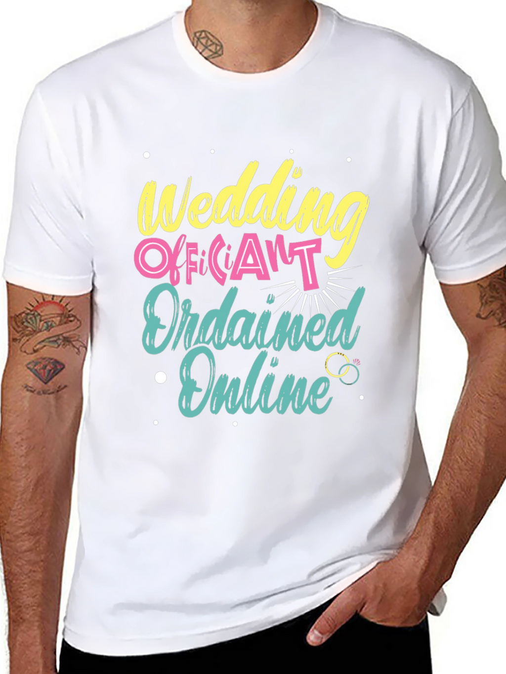 Wedding Officiant Ordained Online T-Shirt