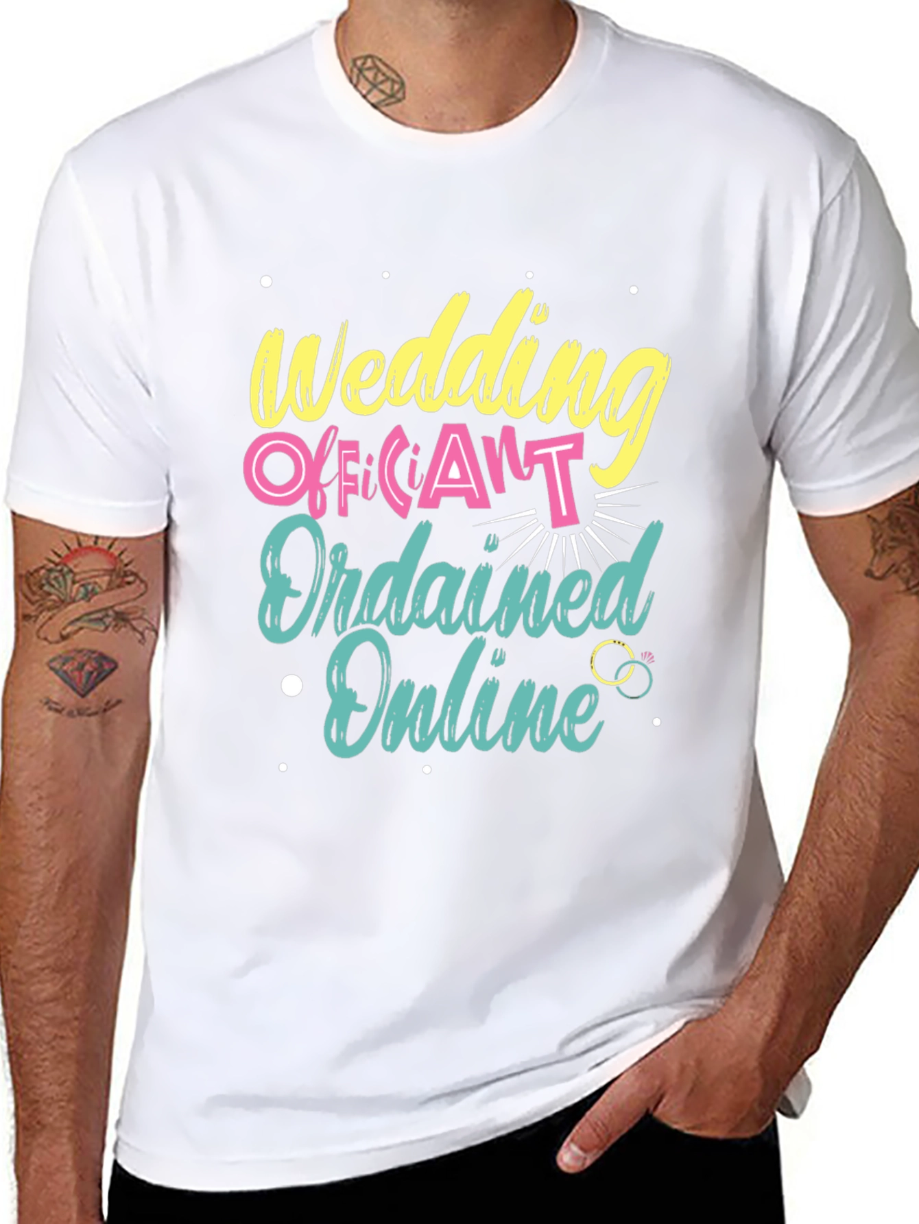 Wedding Officiant Ordained Online T-Shirt