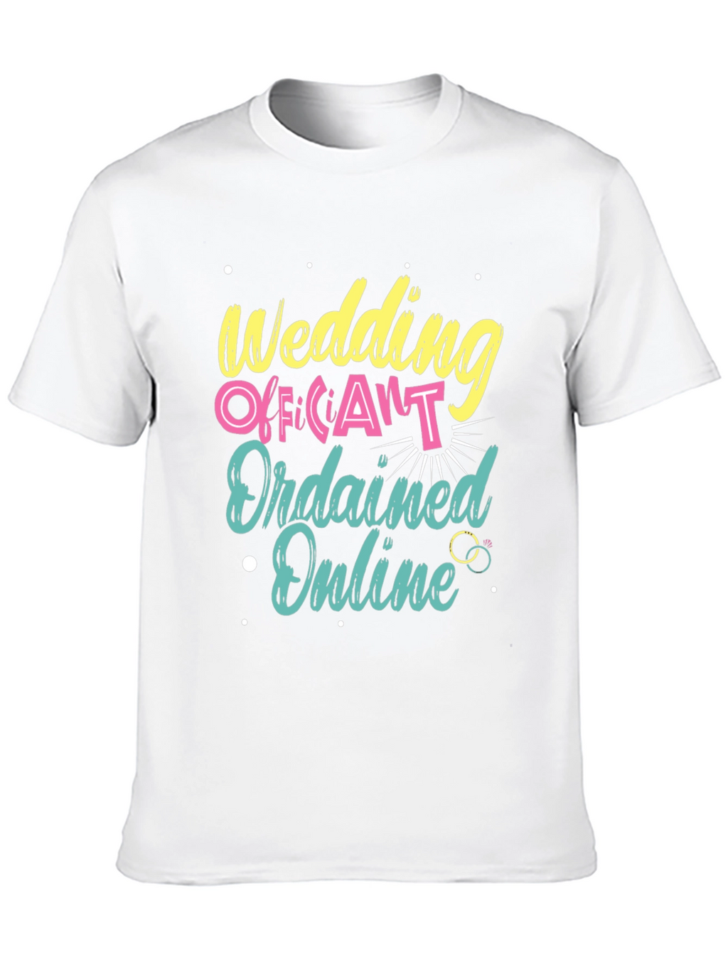 Wedding Officiant Ordained Online T-Shirt