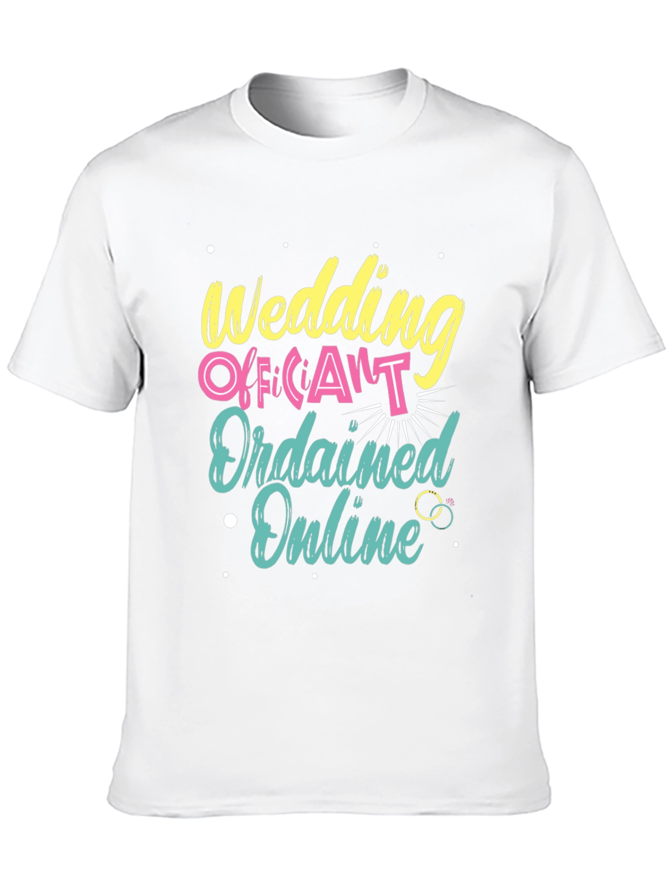 Wedding Officiant Ordained Online T-Shirt