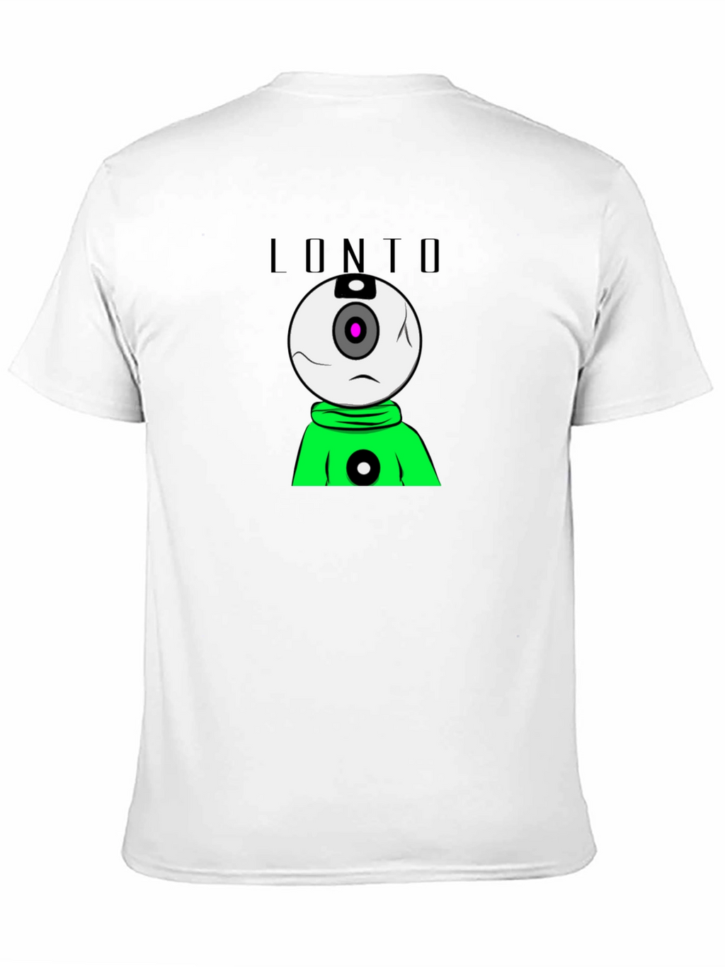 Lonto Graphic T-Shirt - Black Crew Neck Tee