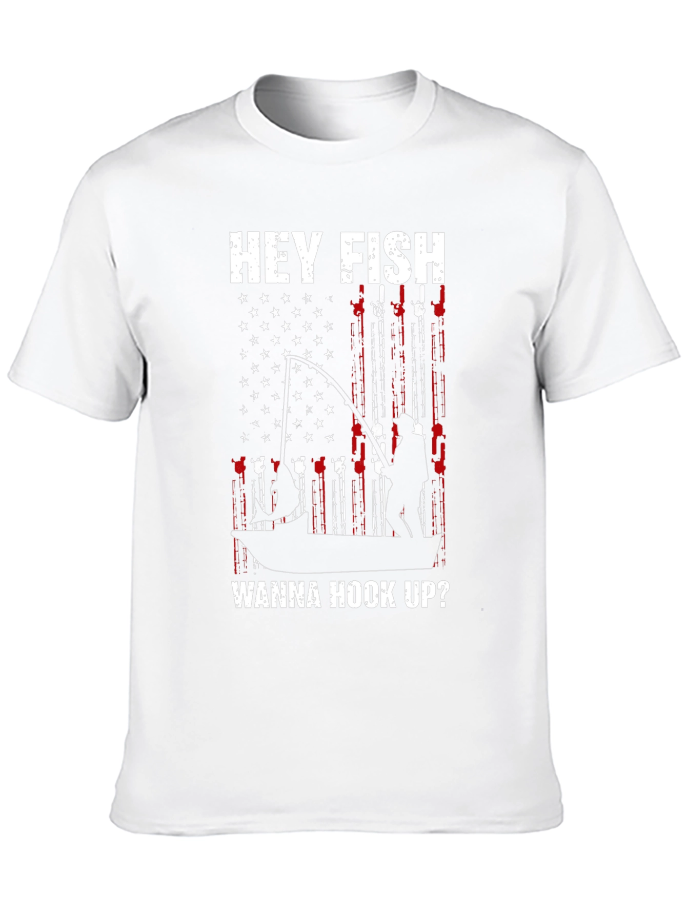 Hey Fish Wanna Hook Up? Fishing T-Shirt