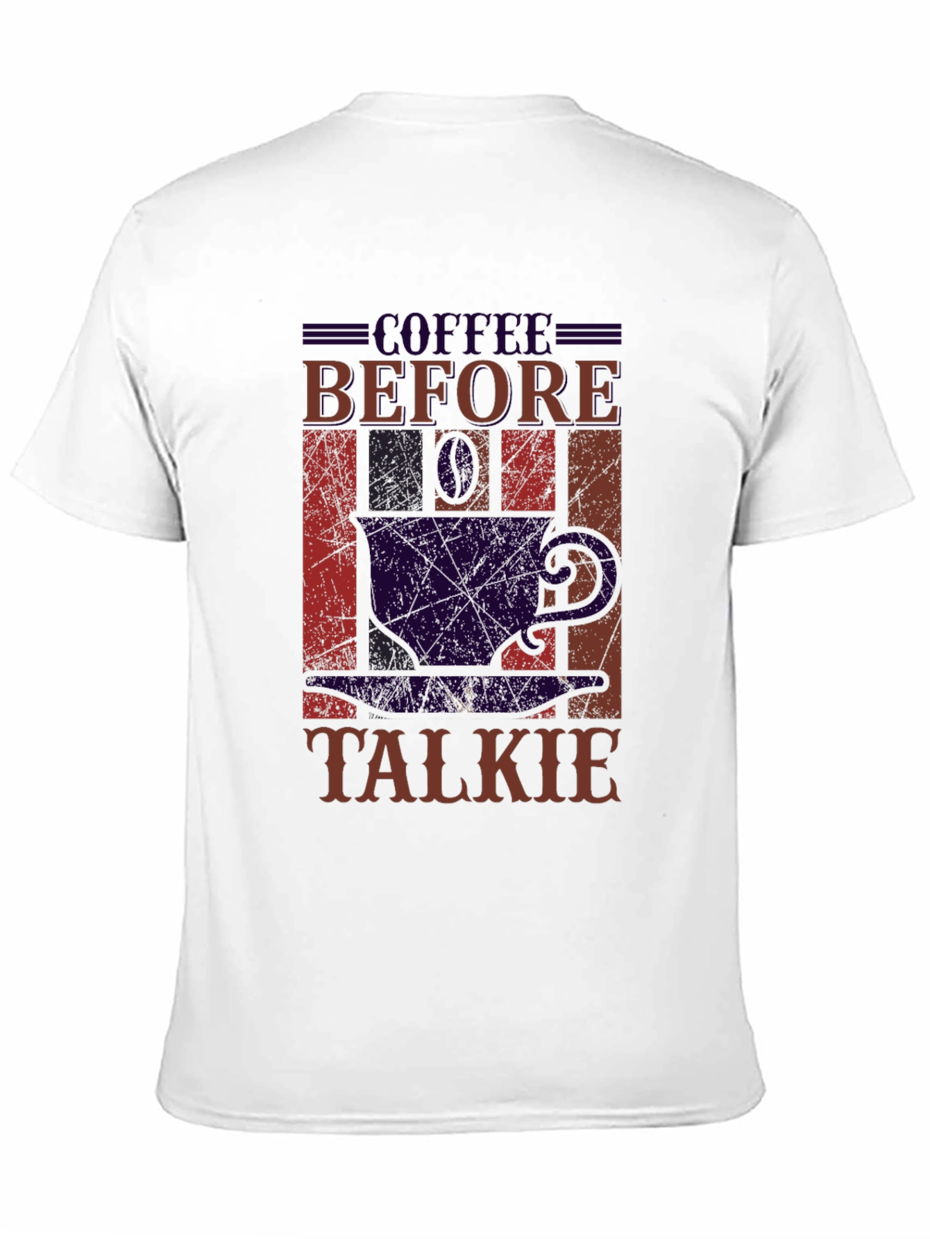 Coffee Before Talkie Black Graphic Tee
