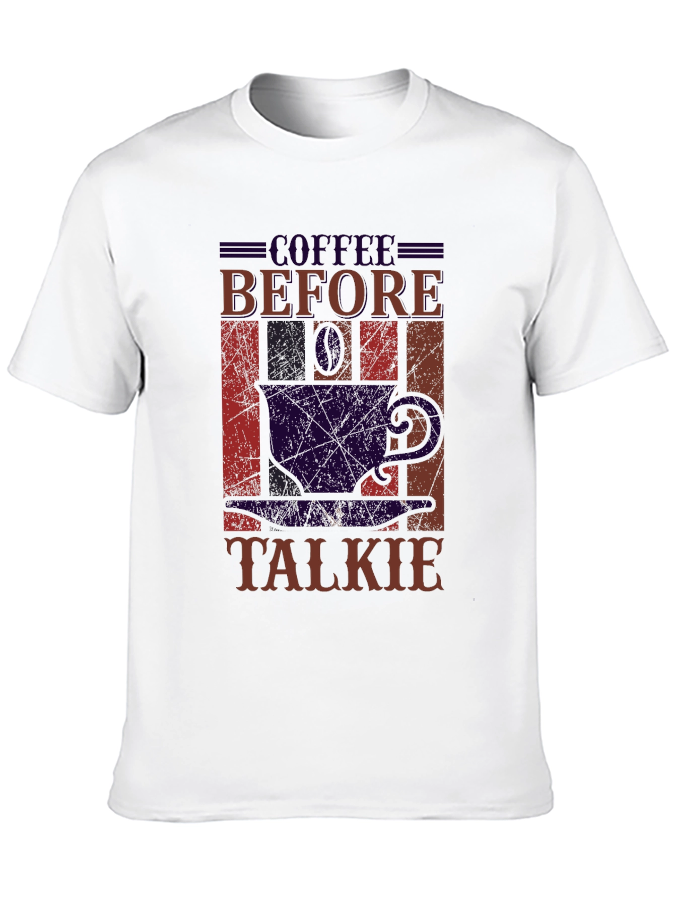 Coffee Before Talkie Black Graphic Tee