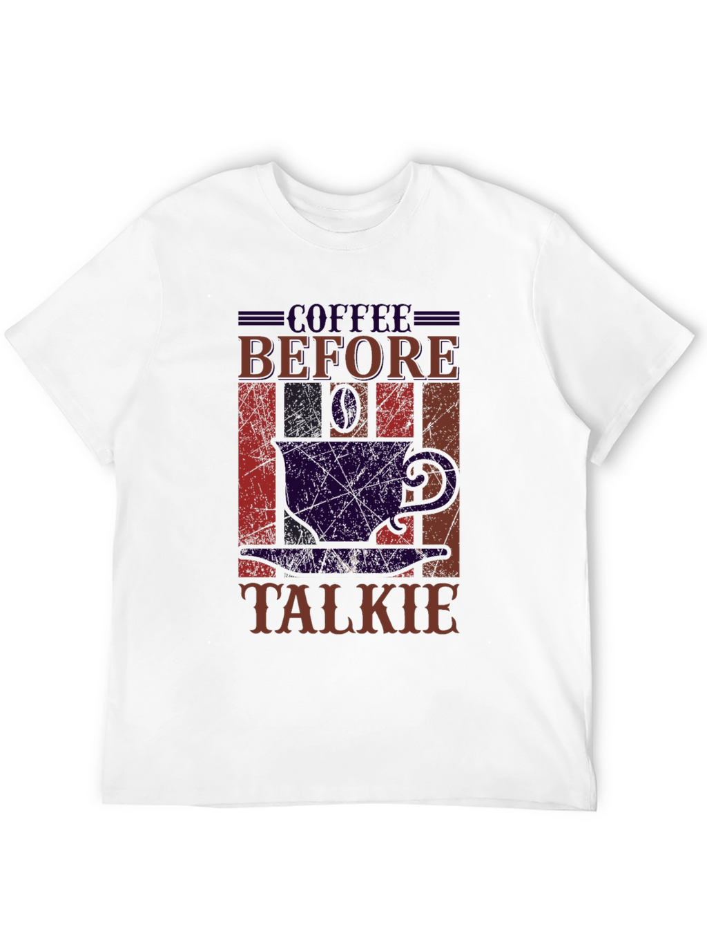 Coffee Before Talkie Black Graphic Tee