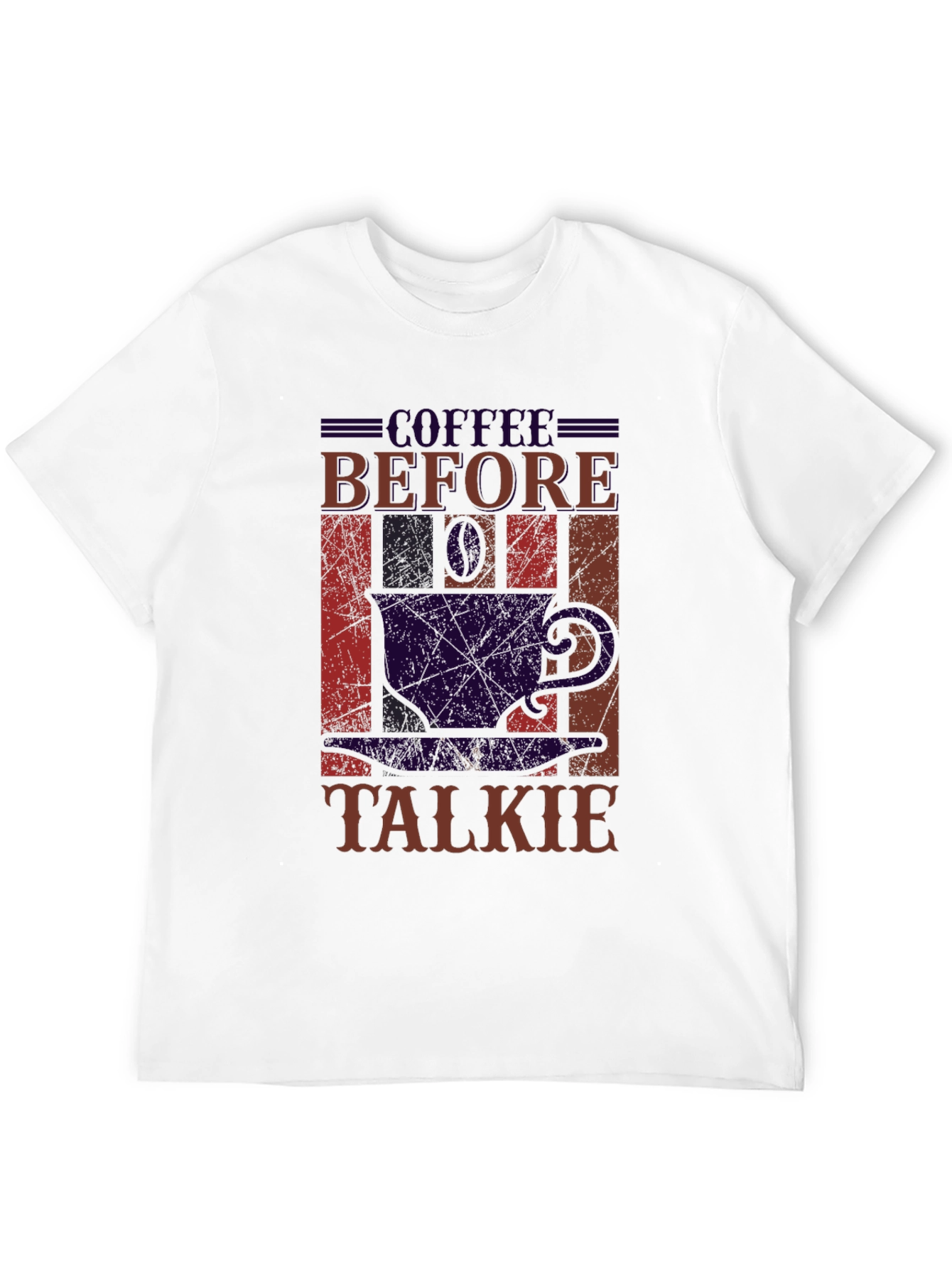 Coffee Before Talkie Black Graphic Tee