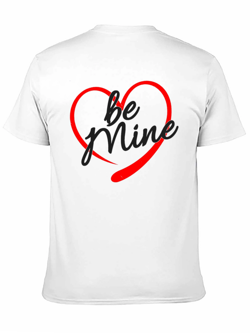 Be Mine Heart Graphic T-Shirt - Valentines Day