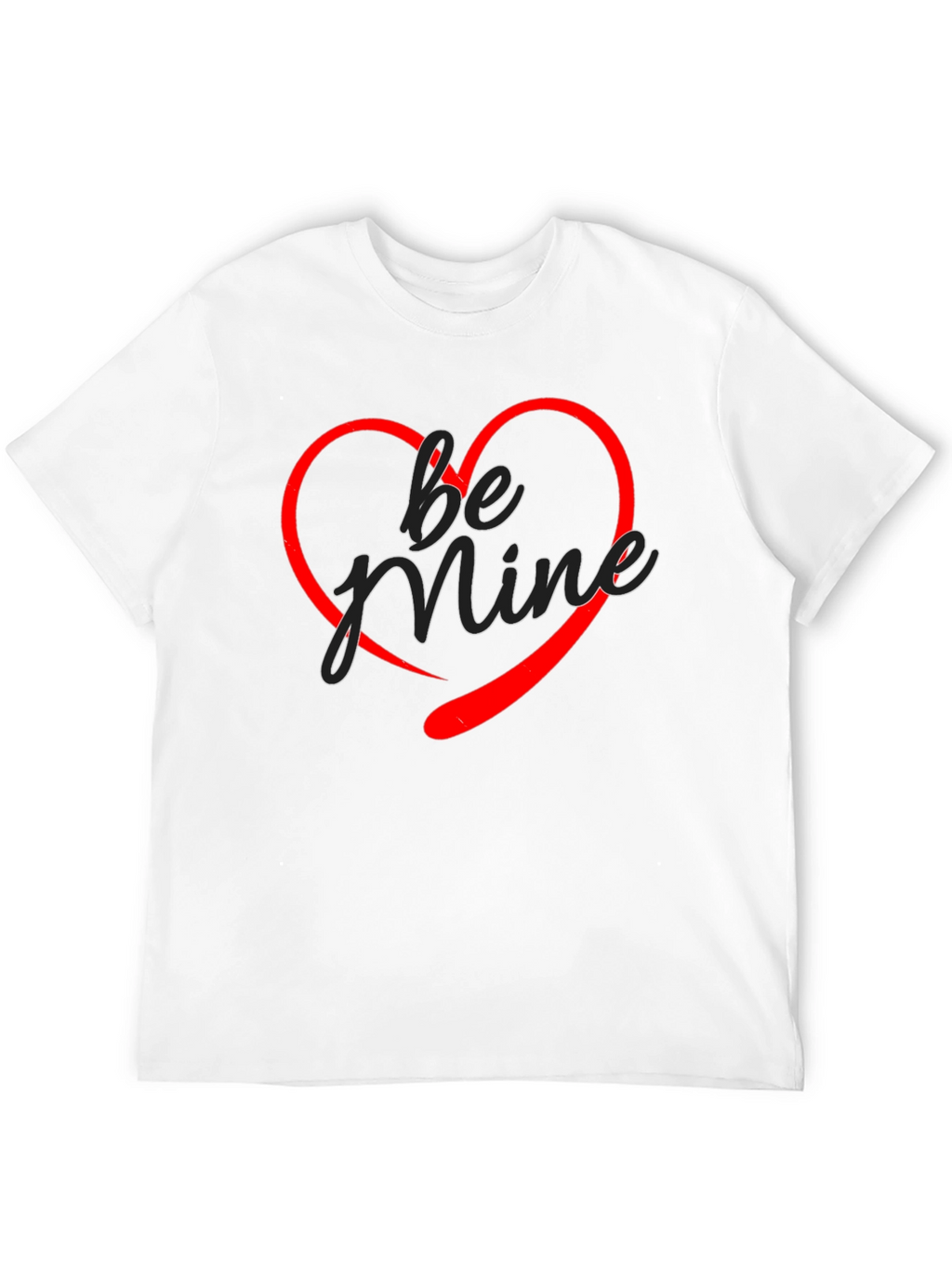 Be Mine Heart Graphic T-Shirt - Valentines Day