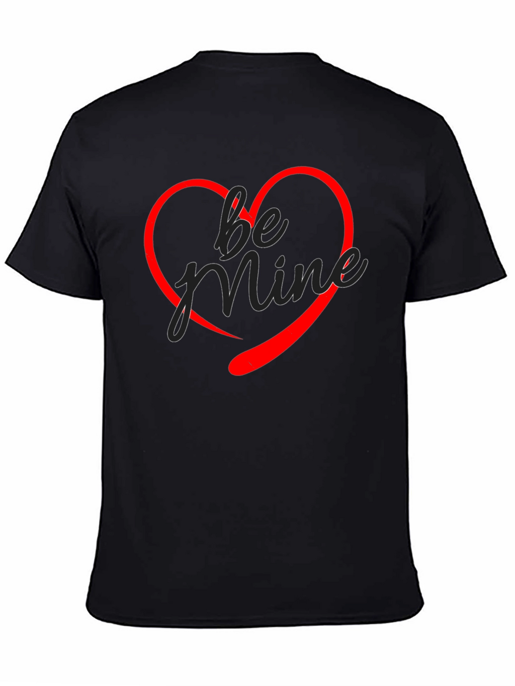 Be Mine Heart Graphic T-Shirt - Valentines Day
