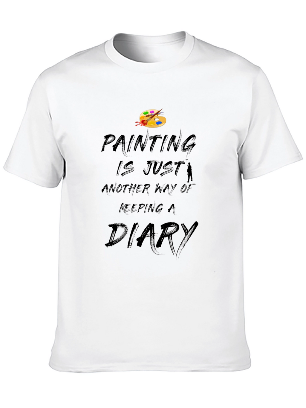 Painters Diary Black T-Shirt