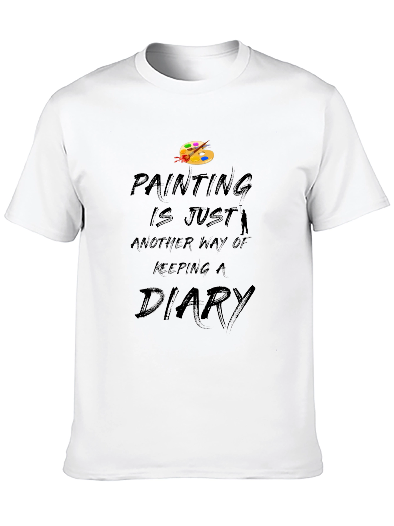 Painters Diary Black T-Shirt