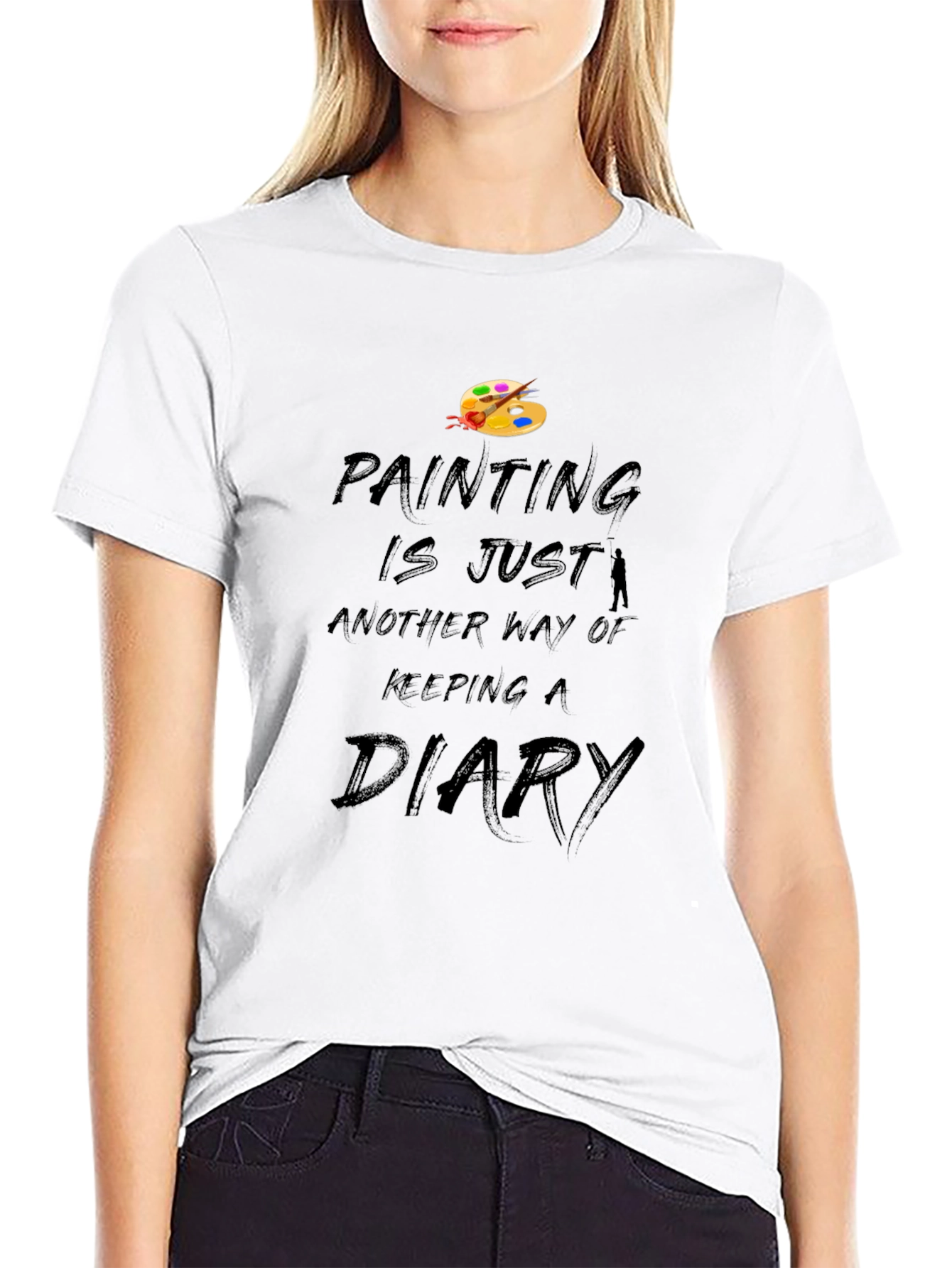 Painters Diary Black T-Shirt