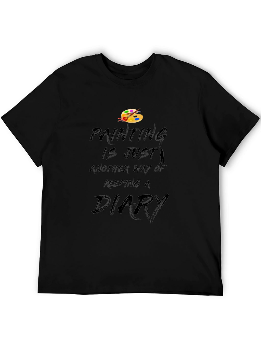 Painters Diary Black T-Shirt