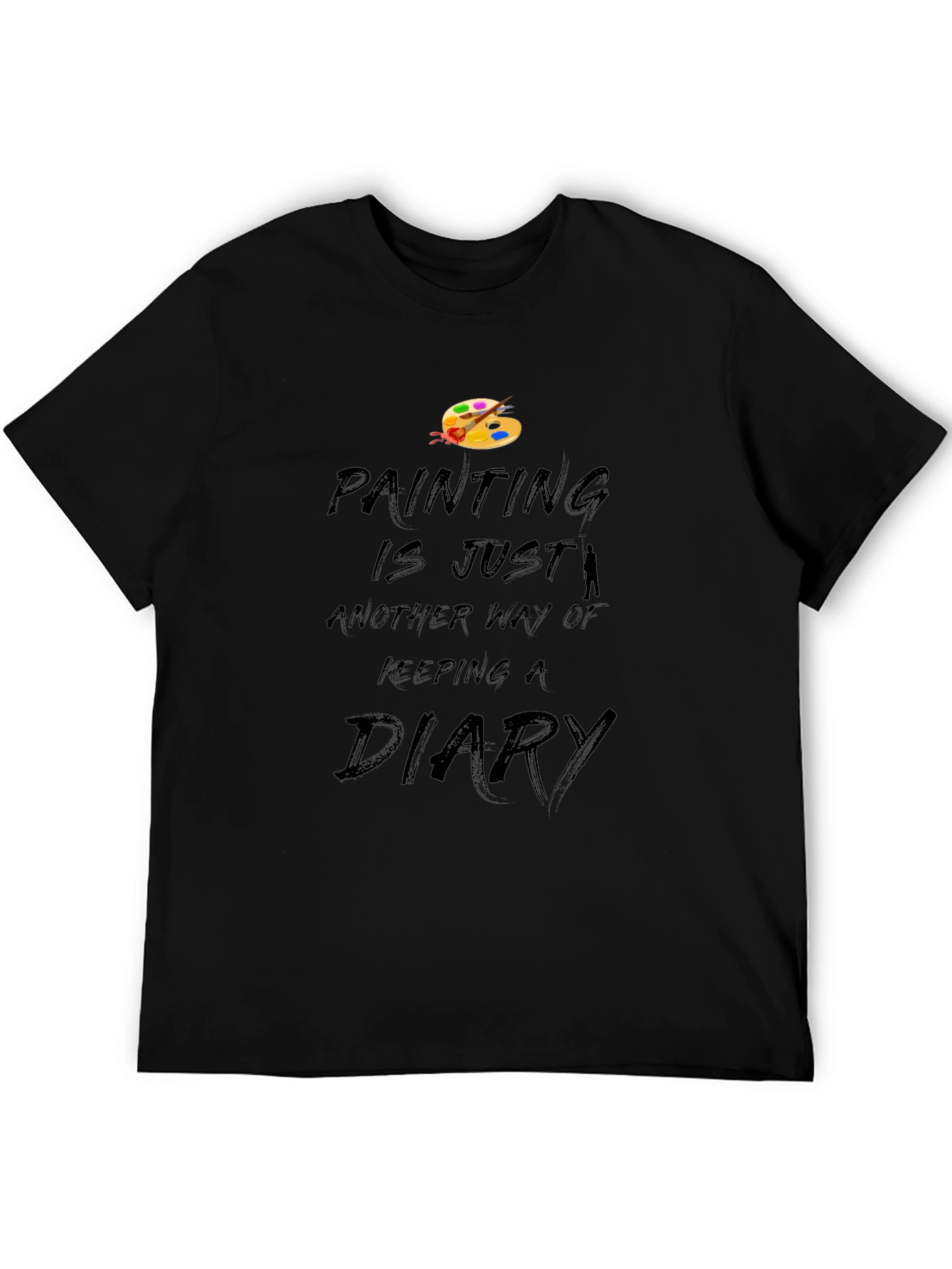 Painters Diary Black T-Shirt