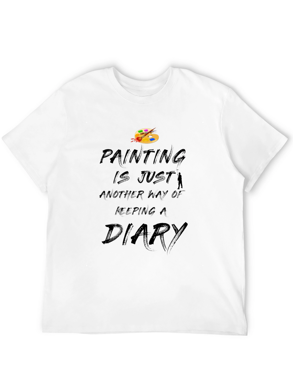 Painters Diary Black T-Shirt
