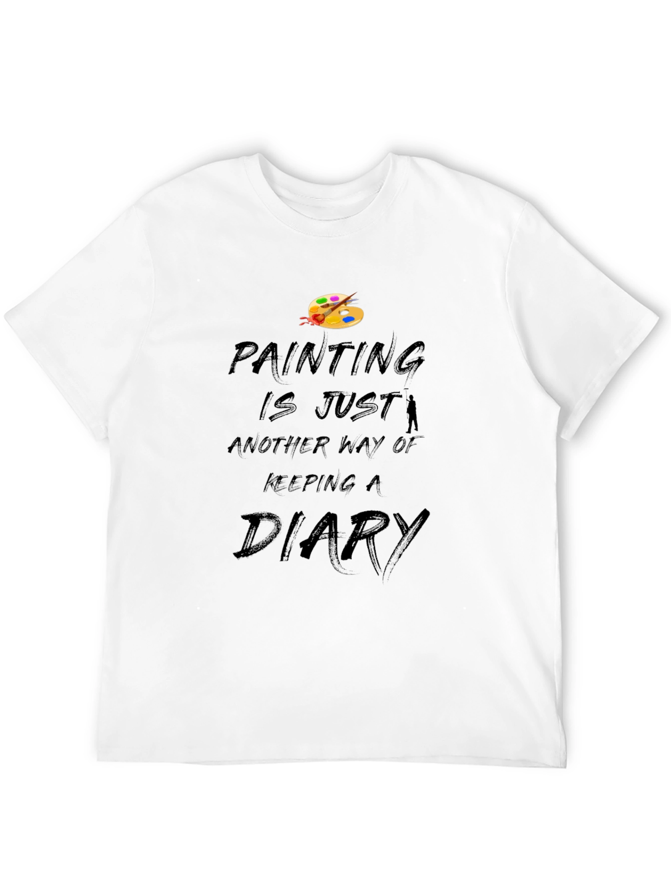 Painters Diary Black T-Shirt