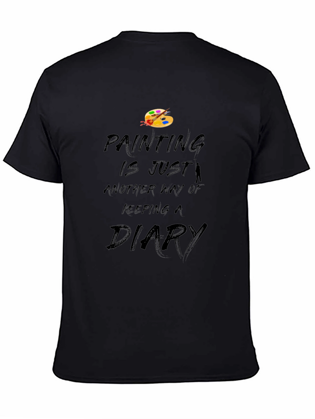 Painters Diary Black T-Shirt