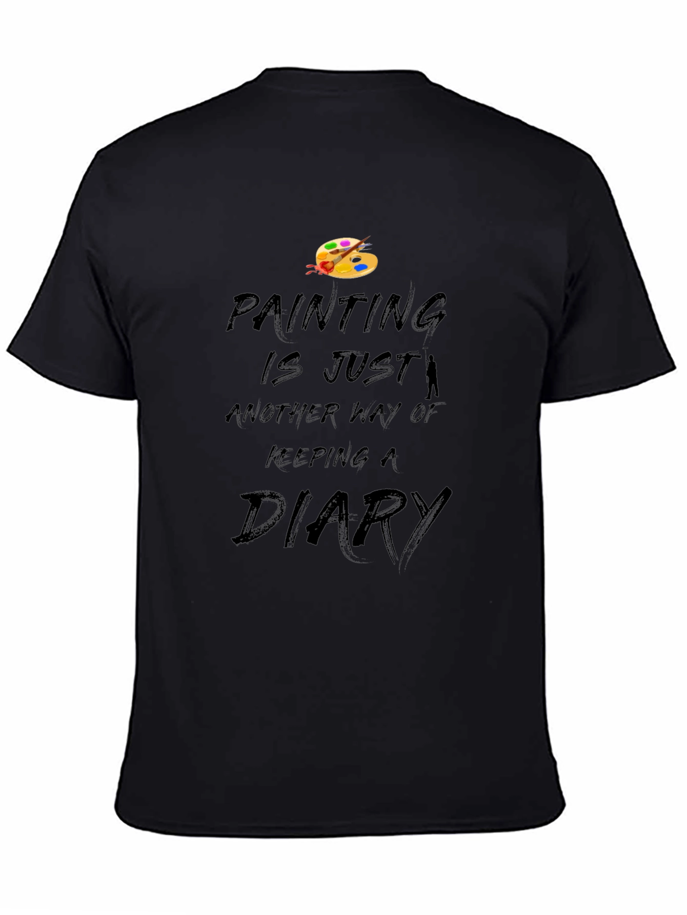 Painters Diary Black T-Shirt