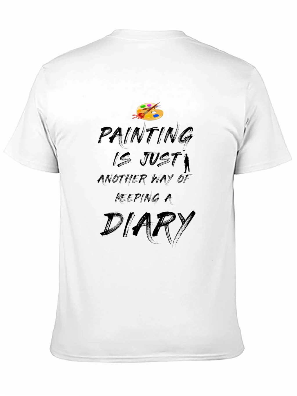 Painters Diary Black T-Shirt