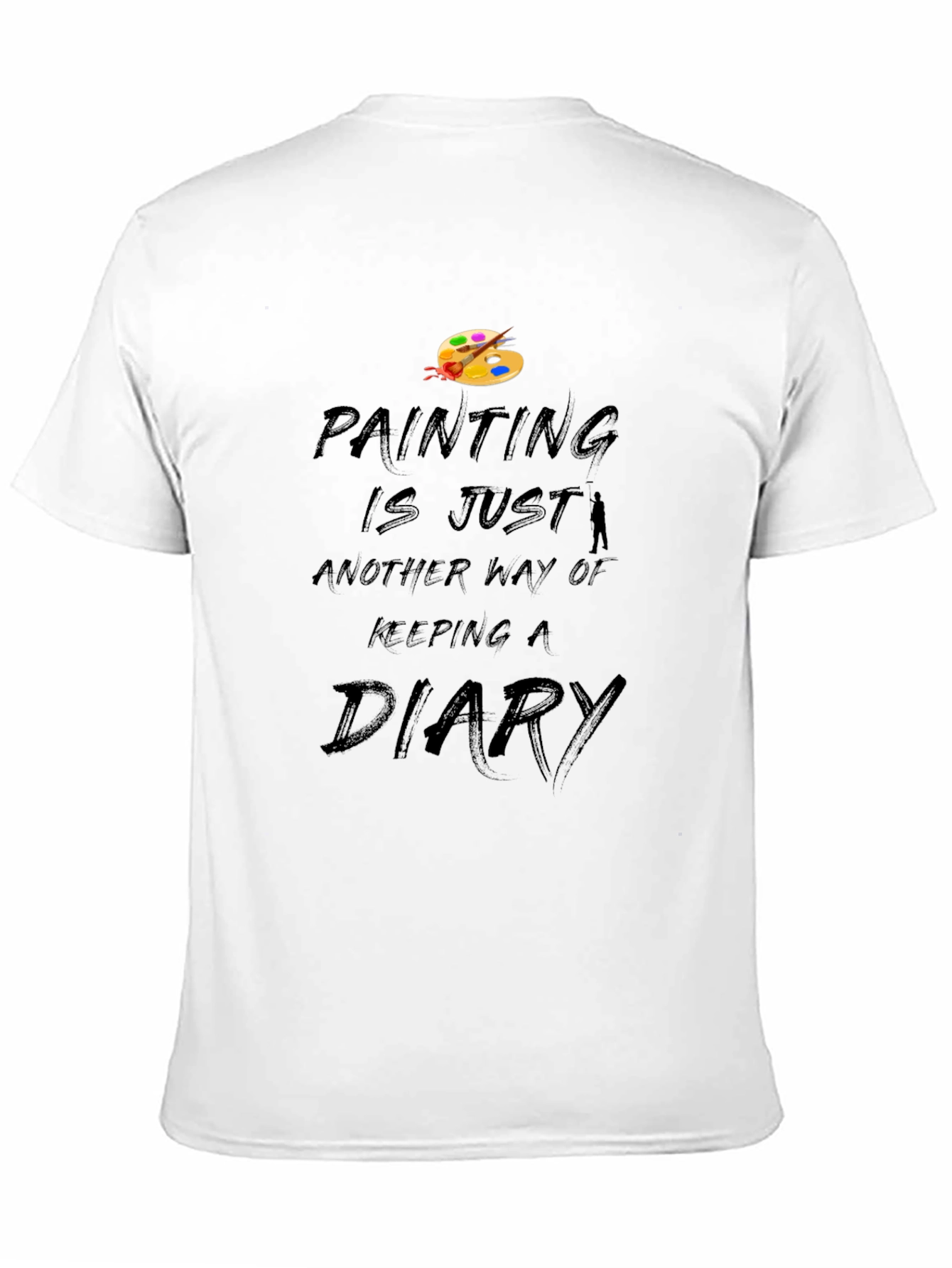 Painters Diary Black T-Shirt