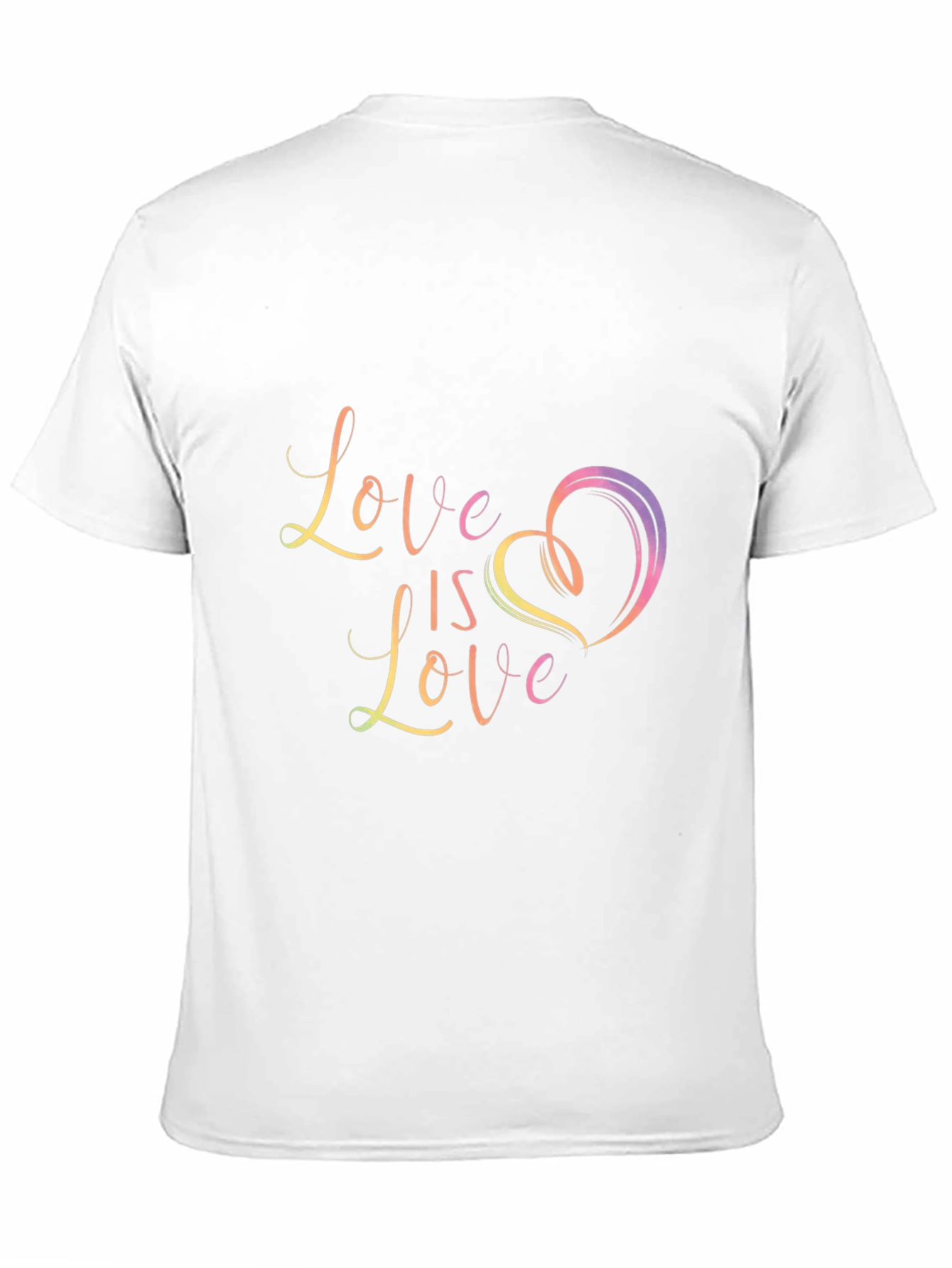 Love is Love Graphic Black T-Shirt