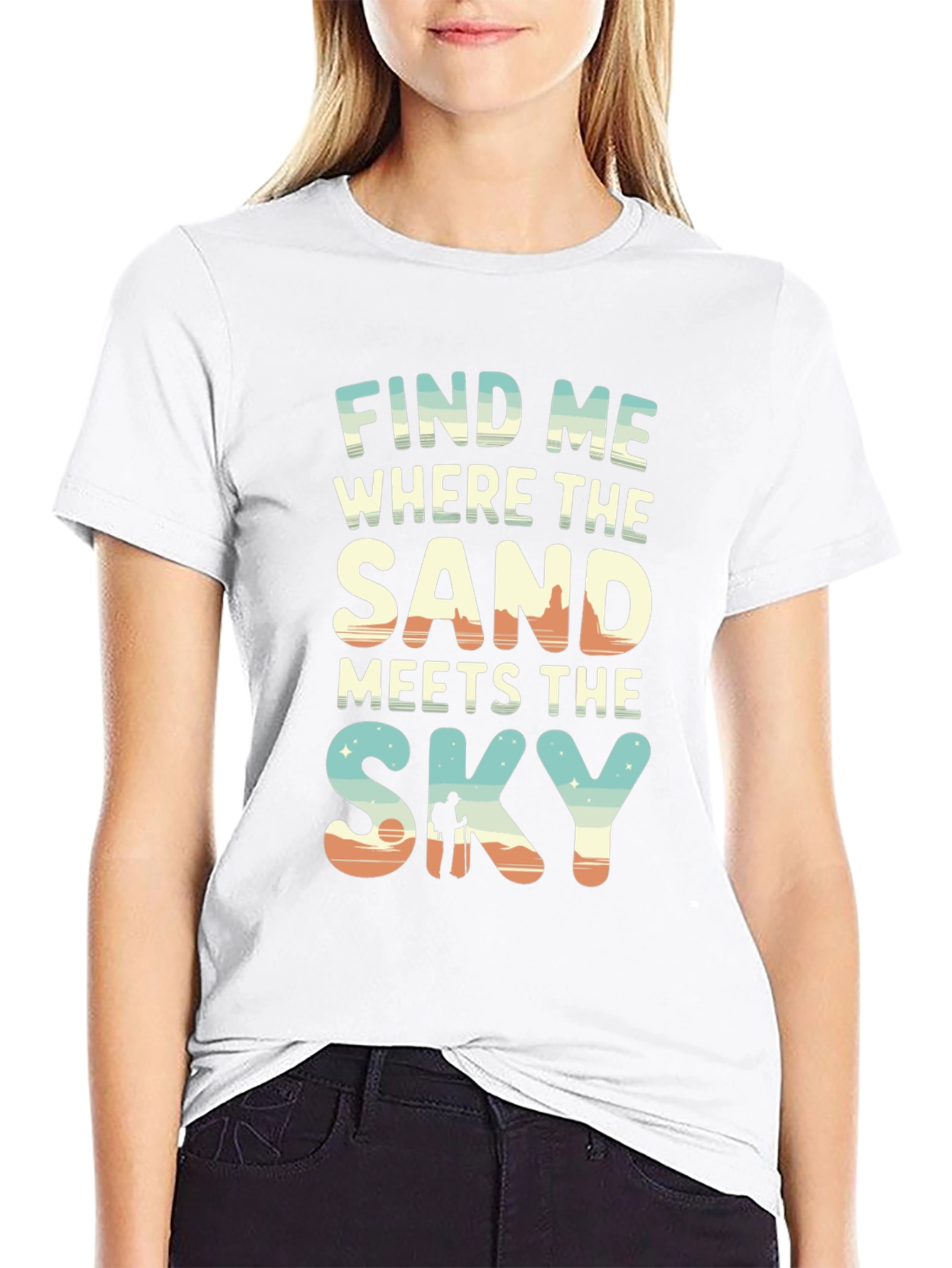 Find Me Where Sand Meets Sky T-Shirt