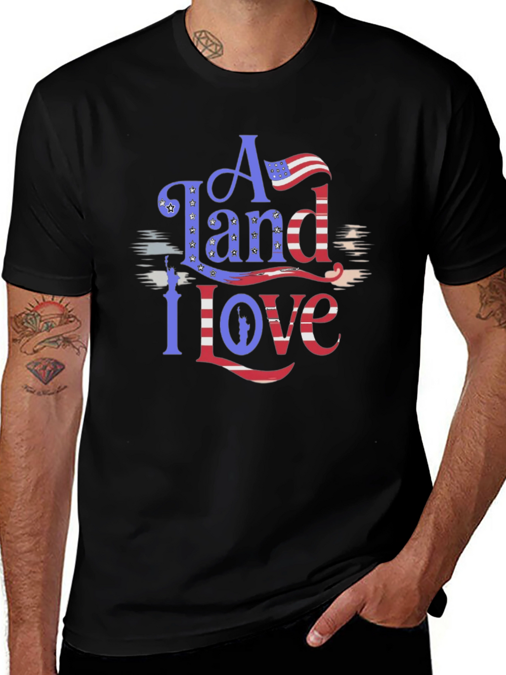 Patriotic Land of Love Graphic Tee