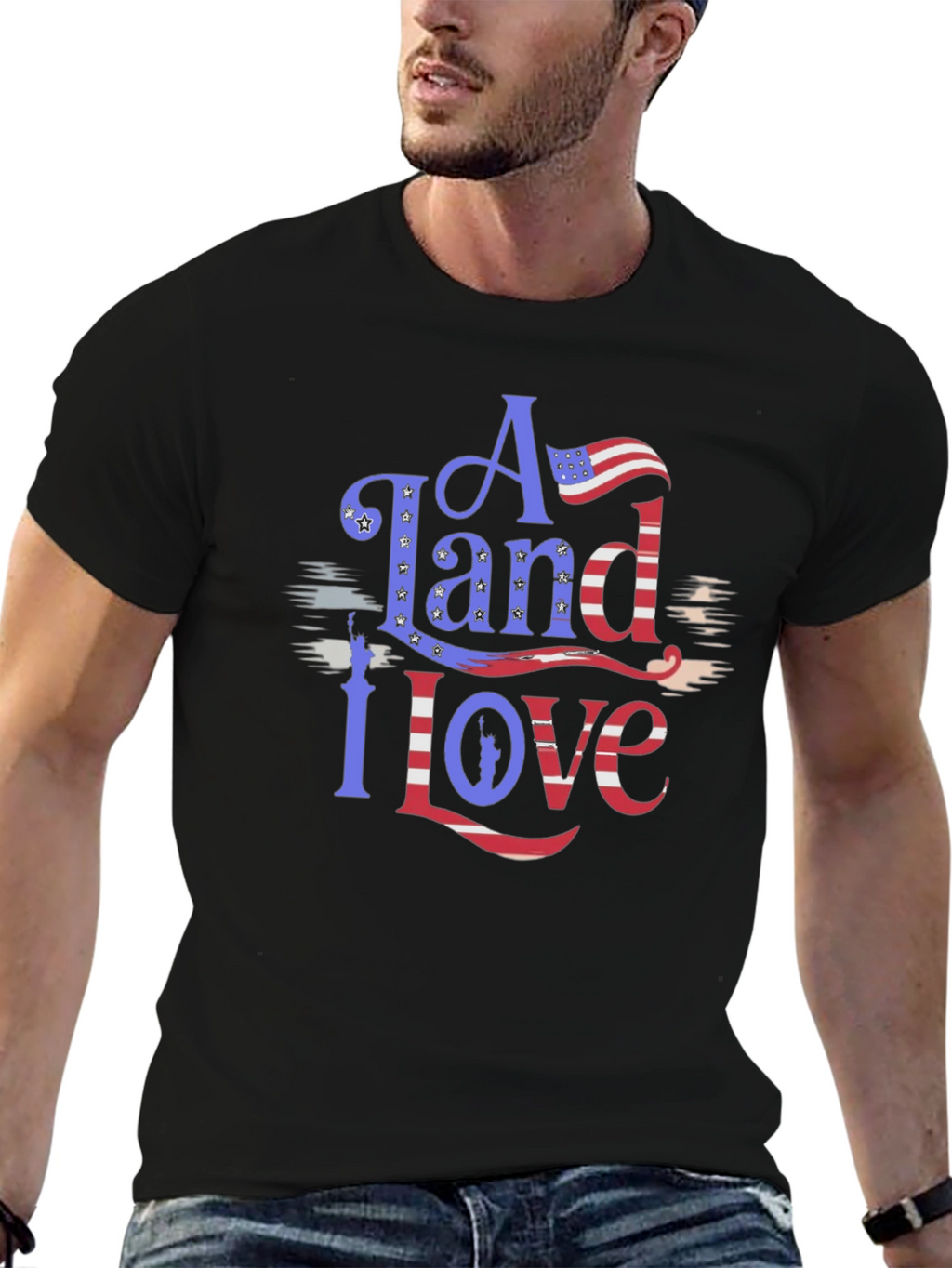 Patriotic Land of Love Graphic Tee