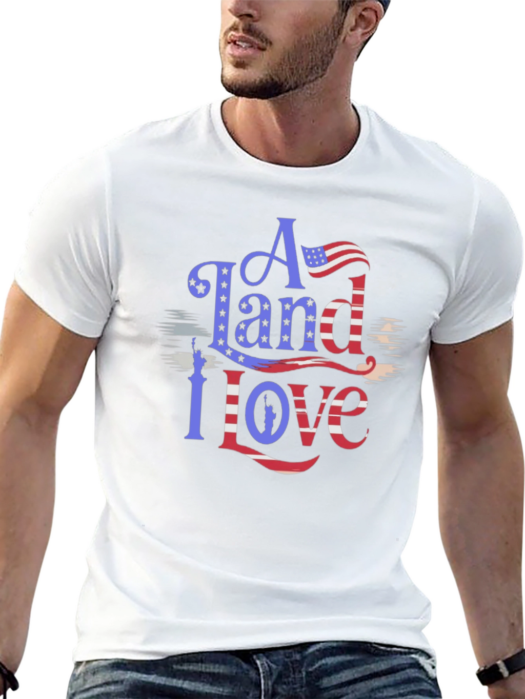 Patriotic Land of Love Graphic Tee