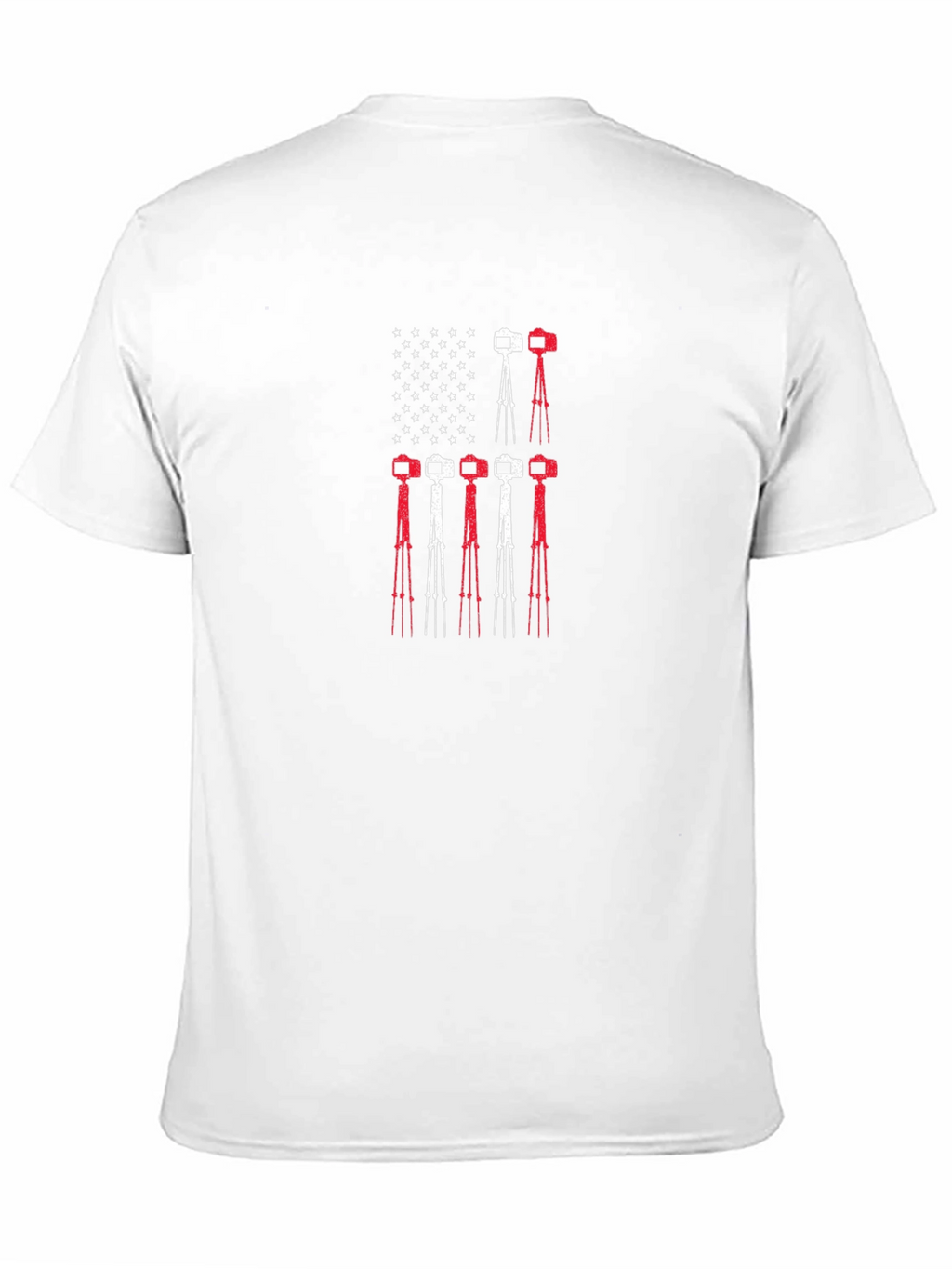 Photographer Flag Graphic Tee - Black