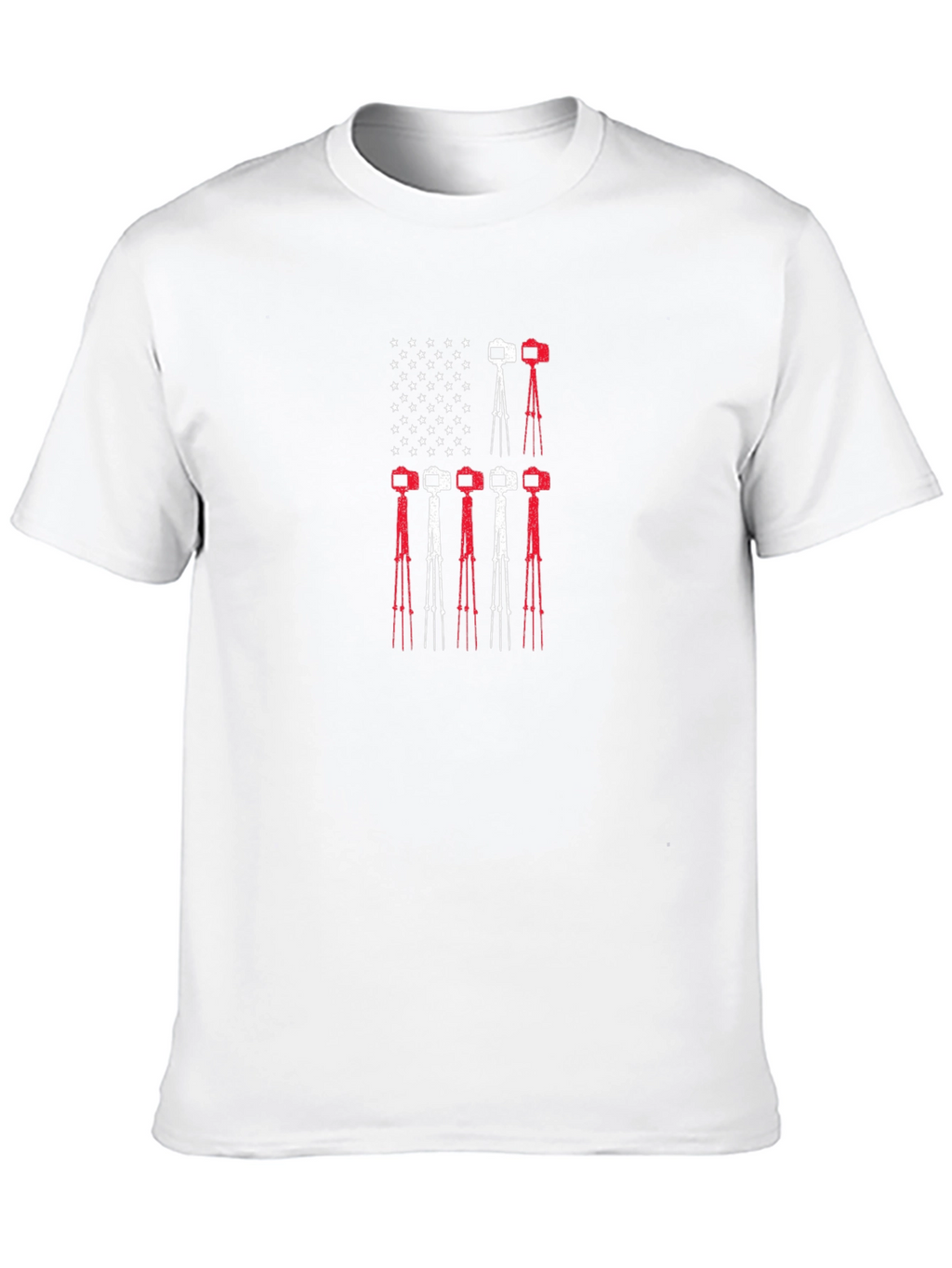 Photographer Flag Graphic Tee - Black