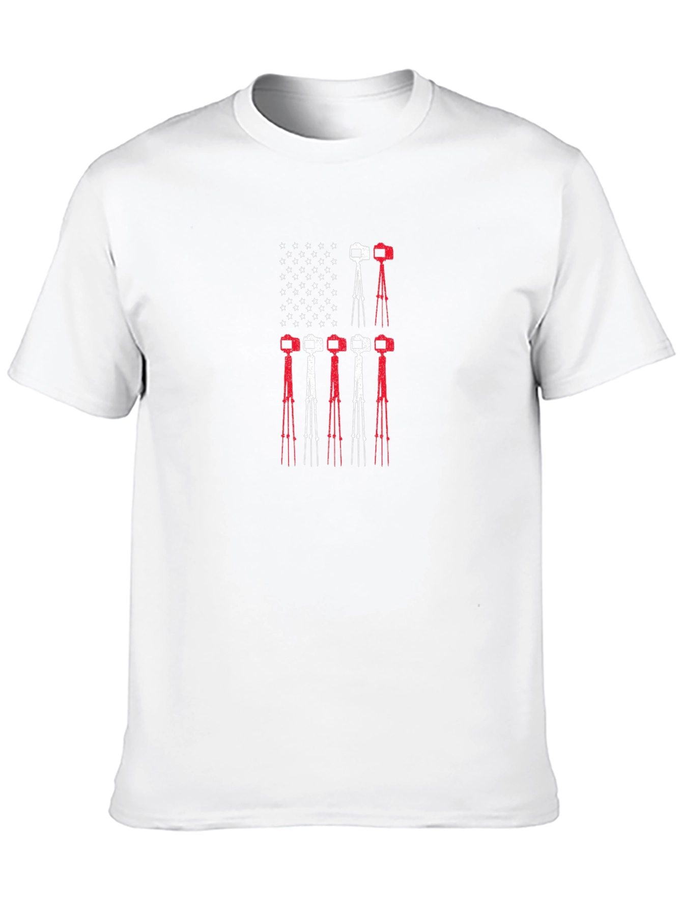 Photographer Flag Graphic Tee - Black