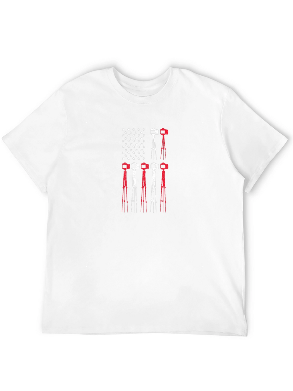 Photographer Flag Graphic Tee - Black