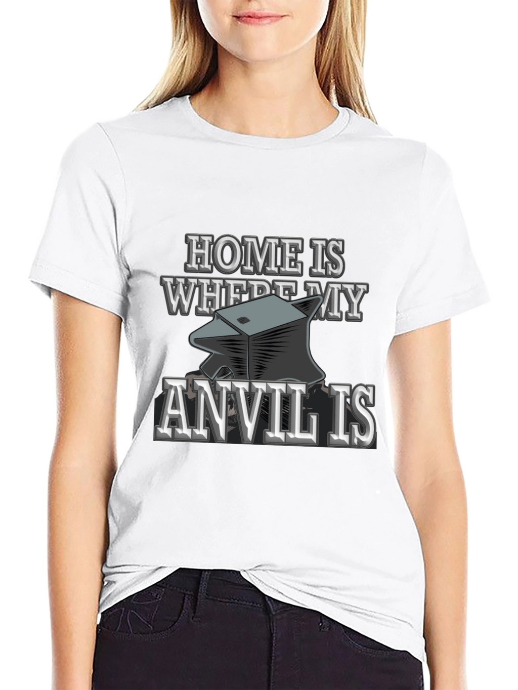 Home Is Where My Anvil Is T-Shirt Blacksmith Gift