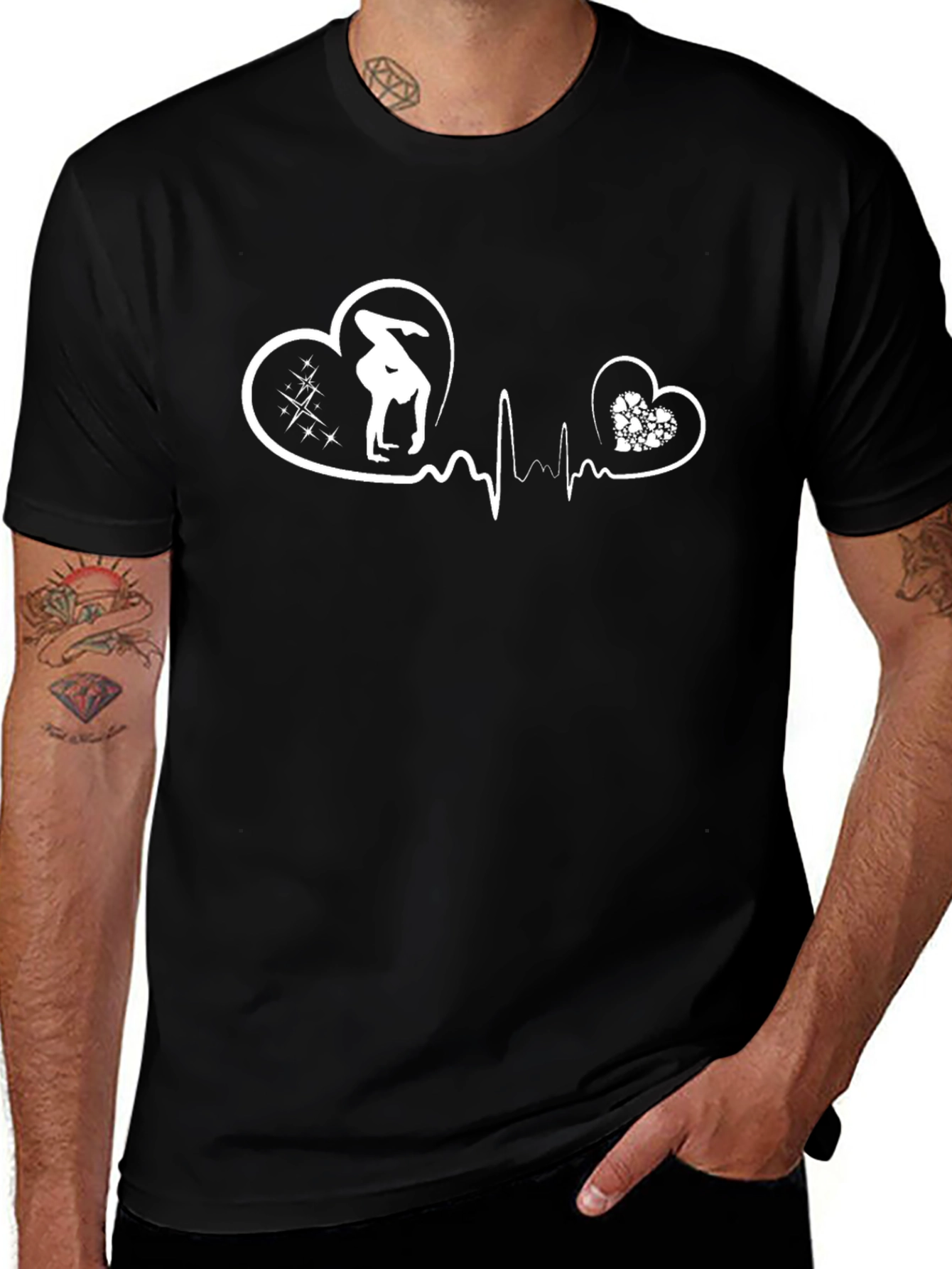 Gymnastics Heartbeat T-Shirt