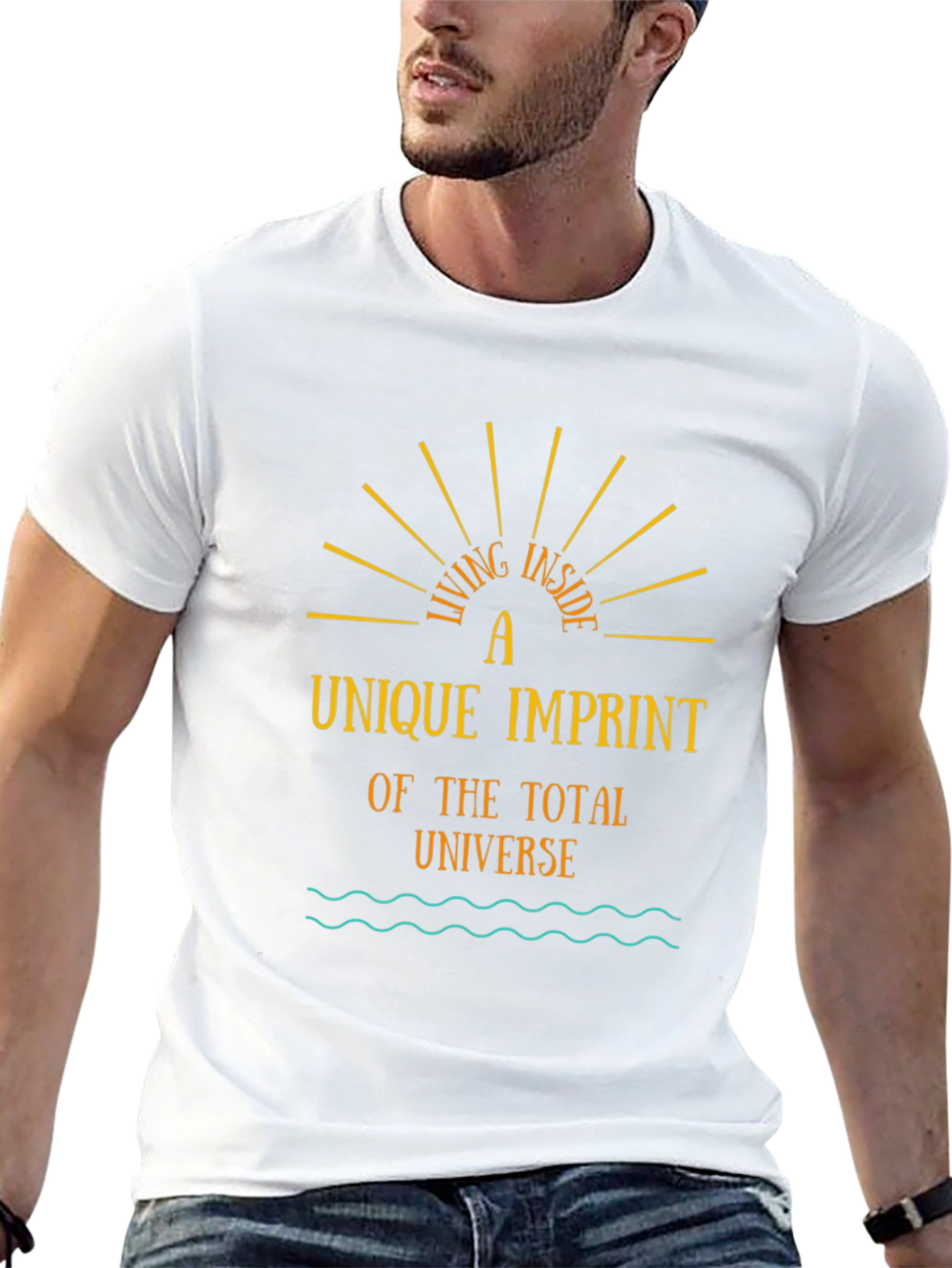 Unique Imprint Tee - Living Inside the Universe