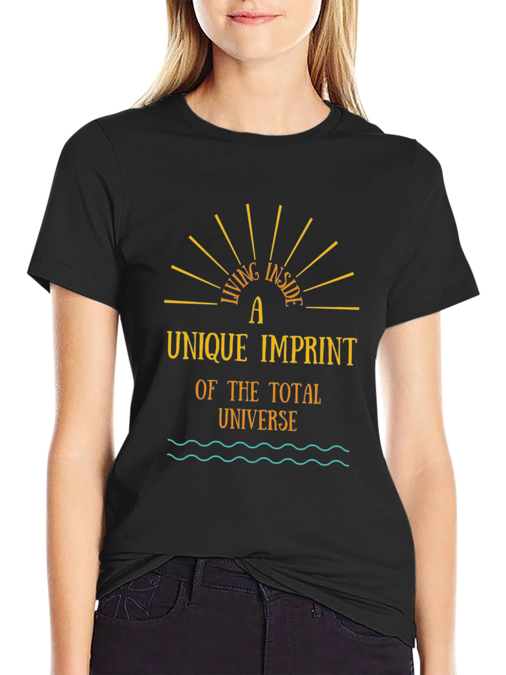 Unique Imprint Tee - Living Inside the Universe