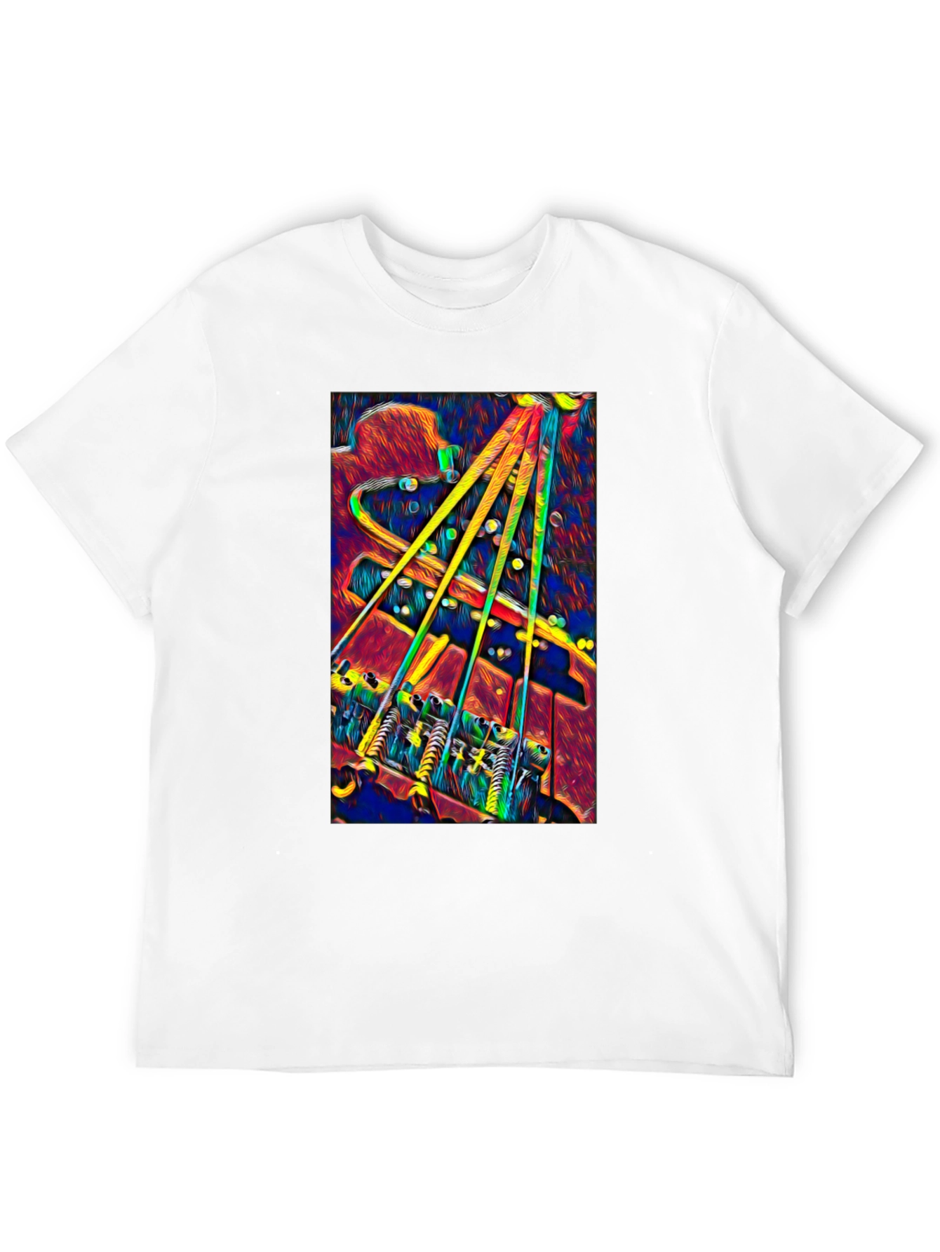 Psychedelic Bass Guitar T-Shirt