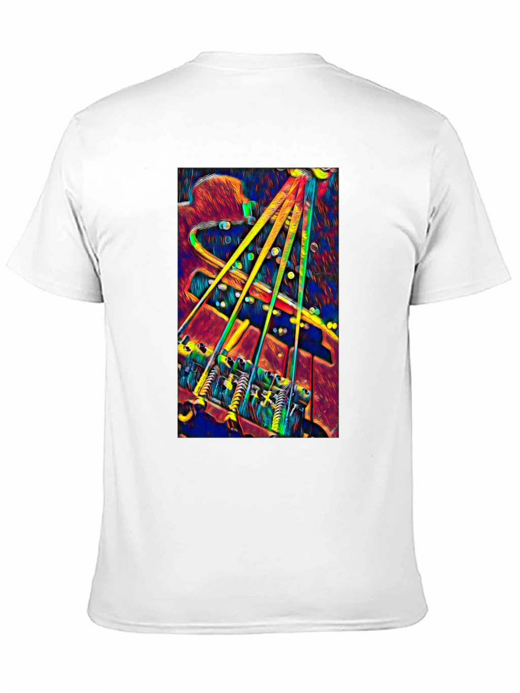 Psychedelic Bass Guitar T-Shirt