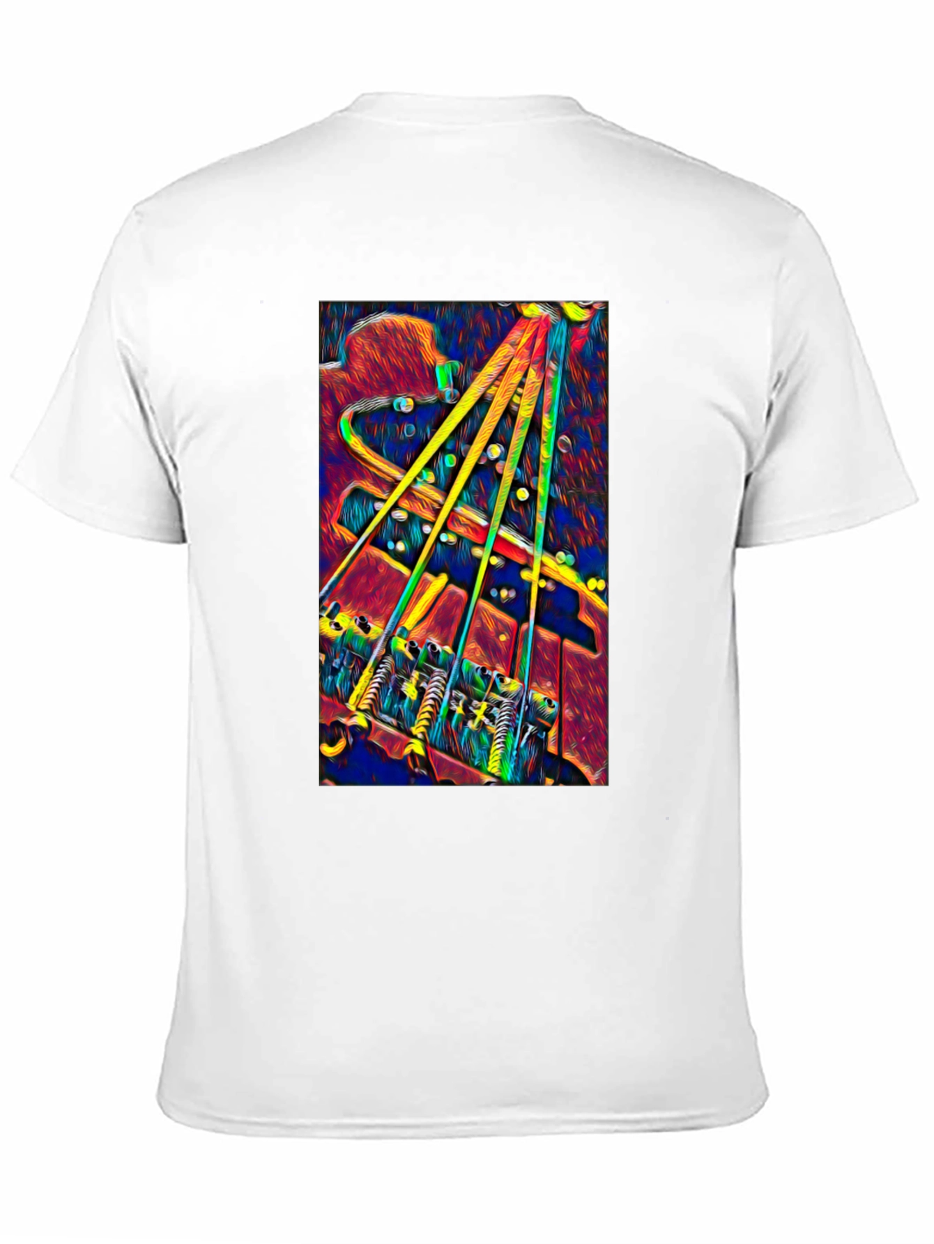 Psychedelic Bass Guitar T-Shirt