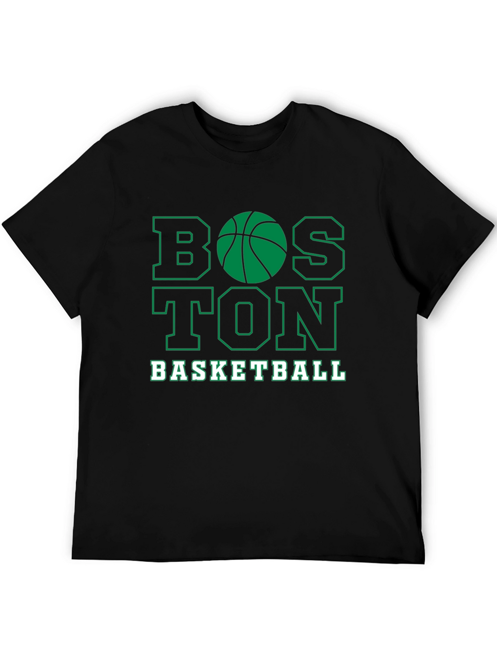 Boston Basketball Graphic Tee - Black